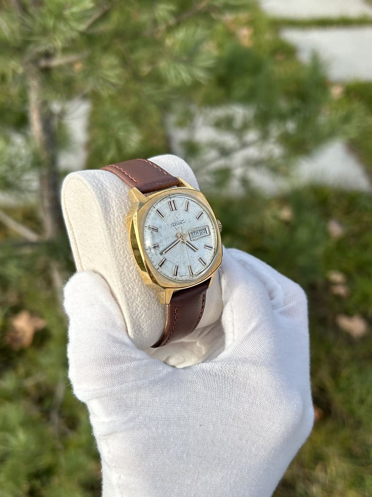 Vintage Vintage Watch Raketa USSR Soviet Mechanical 1980s Size ONE SIZE - 5 Thumbnail