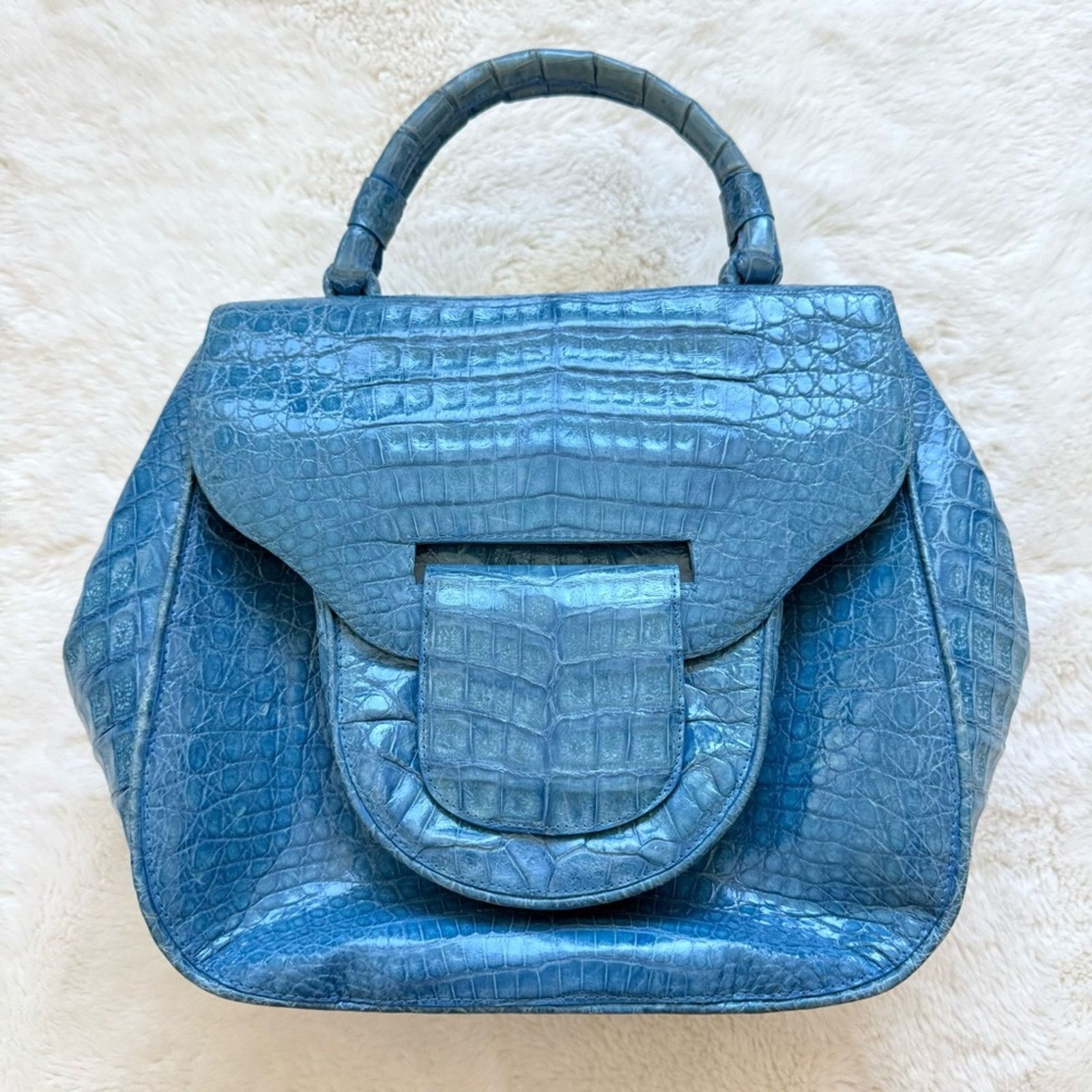 Nancy Gonzalez Nancy Gonzalez Flap Pocket Bag Crocodile Medium Retail 2200$ Size ONE SIZE - 1 Thumbnail