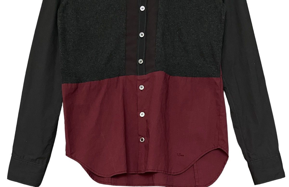 Japanese Brand × Undercover Vintage Brand Sue Undercover Two Tone Shirt 2000s Size US S / EU 44-46 / 1 - 4 Thumbnail