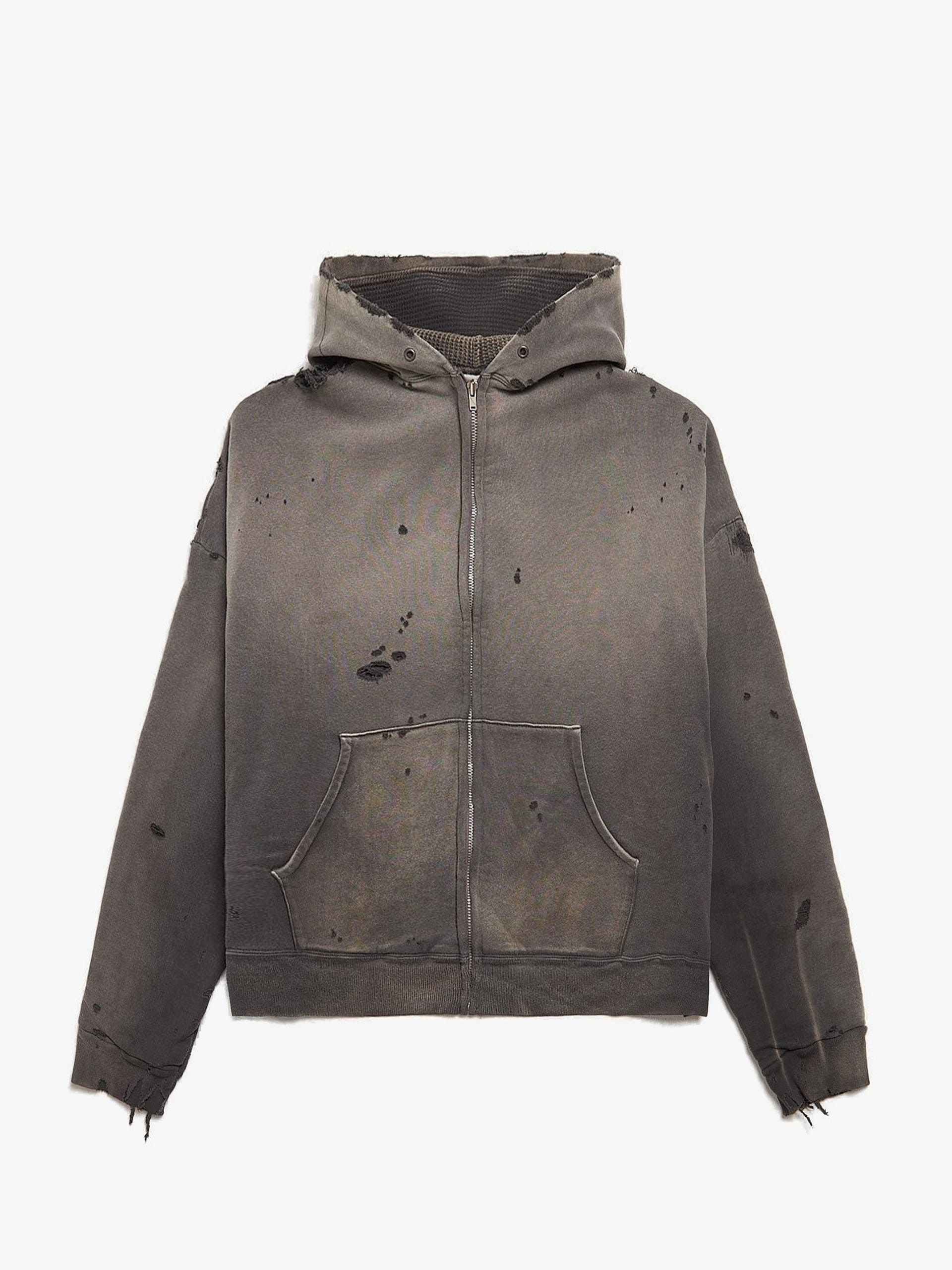 常*ー様 THERMAL ZIP UP HOODIE GRAY 【公式通販】
