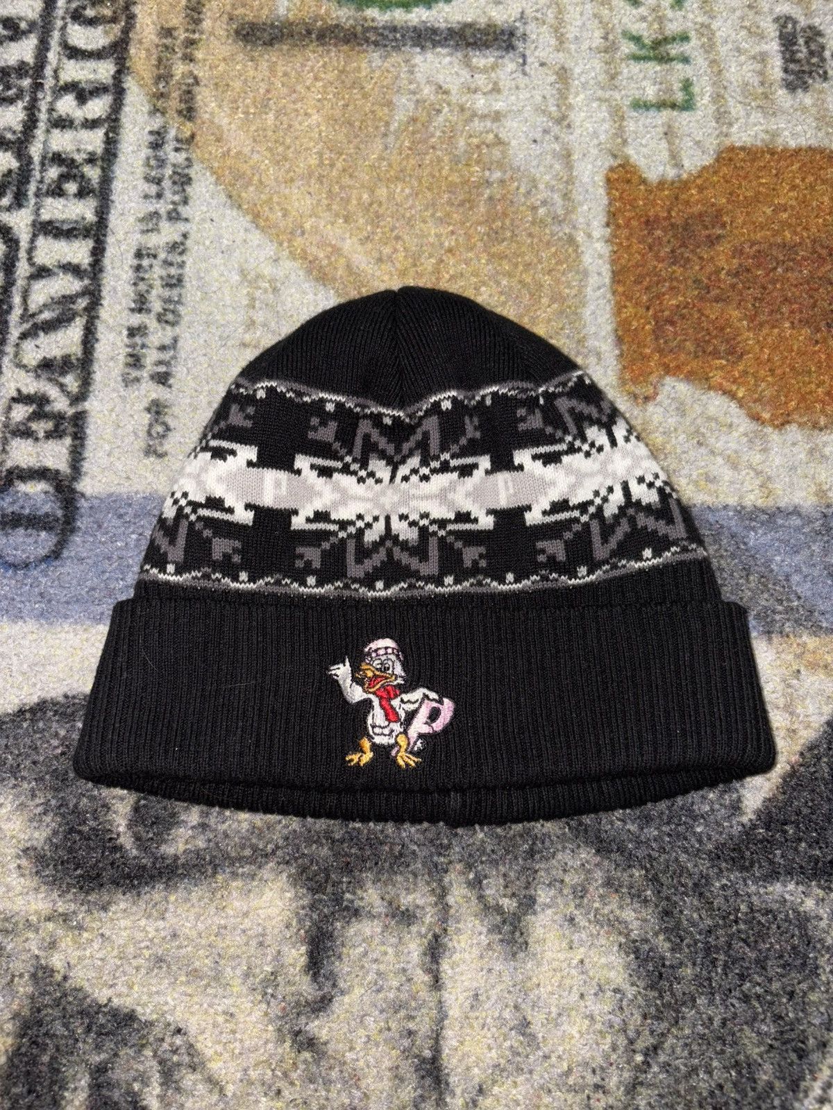 Palace Palace P-Duck Beanie Black Size ONE SIZE - 1 Thumbnail