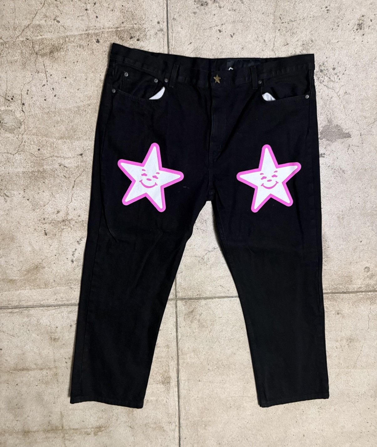 Asspizza Asspizza 2023 Puff Print Star Denim Size US 42 / EU 58 - 1 Thumbnail
