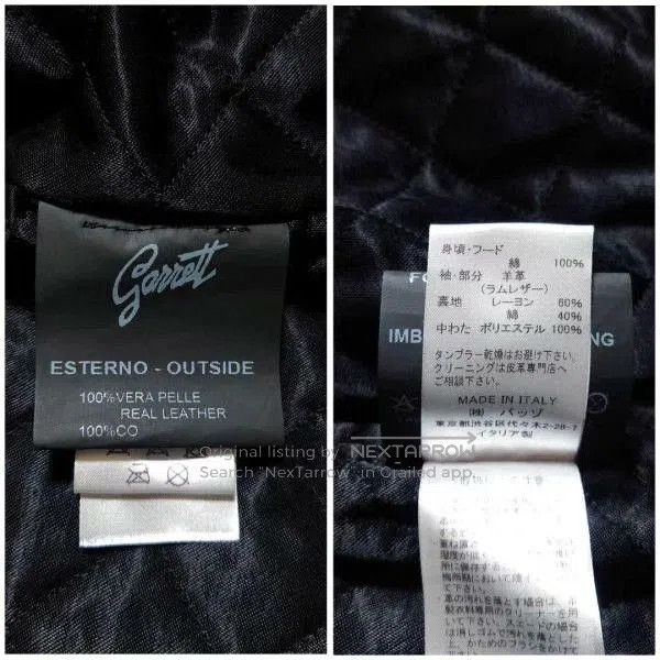 Other GARRETT Cotton Leather Paneled Blouson. Size US S / EU 44-46 / 1 - 9 Thumbnail