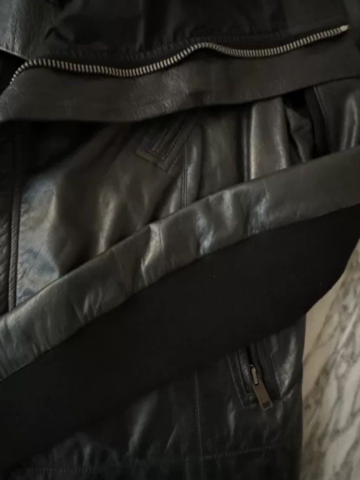 Rick Owens Rick Owens Sheepskin Motorcycle Dark Leather Jacket Size US S / EU 44-46 / 1 - 3 Thumbnail