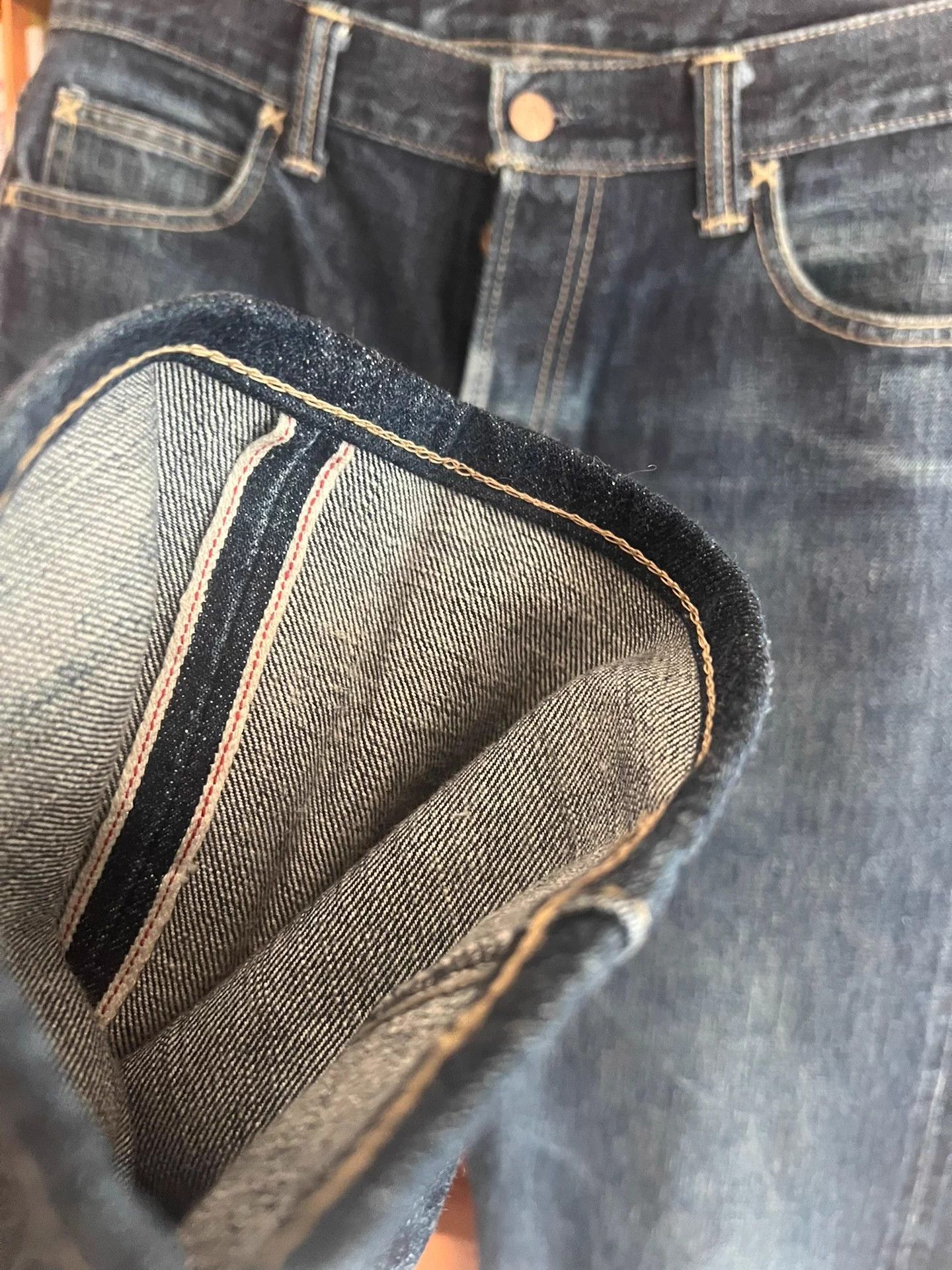 Tenderloin Tenderloin K7 Era Raw Denim Heavy Straight Fit Jeans Size US 32 / EU 48 - 4 Thumbnail