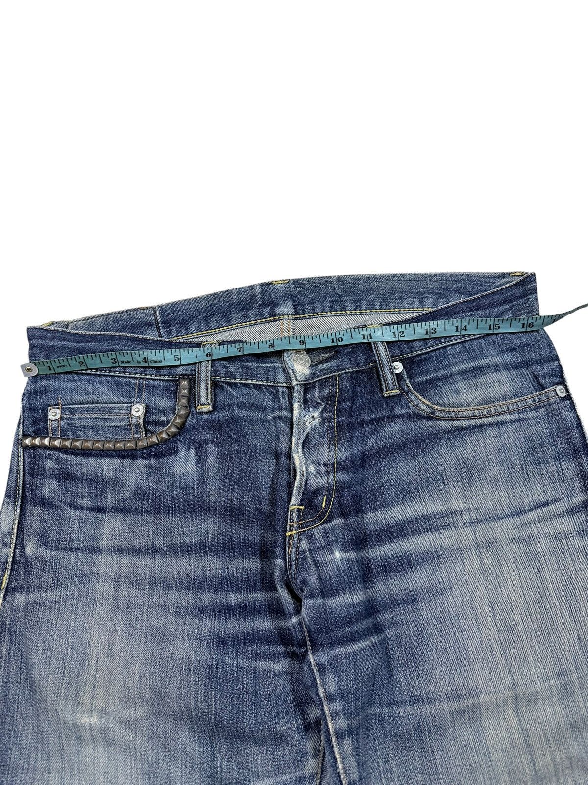 Hysteric Glamour Vtg💥Hysteric Glamour Stud Pocket Salvedge Denim Jeans Size US 32 / EU 48 - 11 Thumbnail