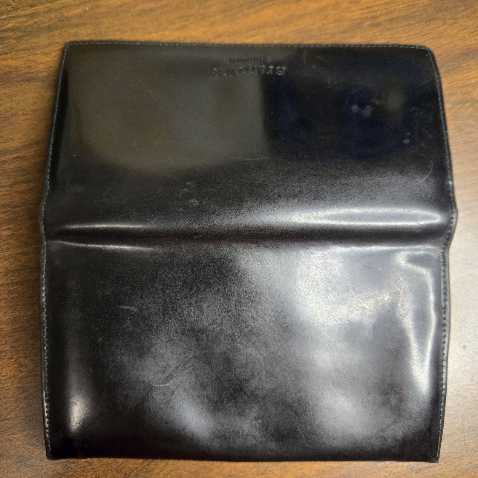 Firenze Vintage Simone Firenze Black Leather Wallet Handmade Italy Size ONE SIZE - 11 Thumbnail