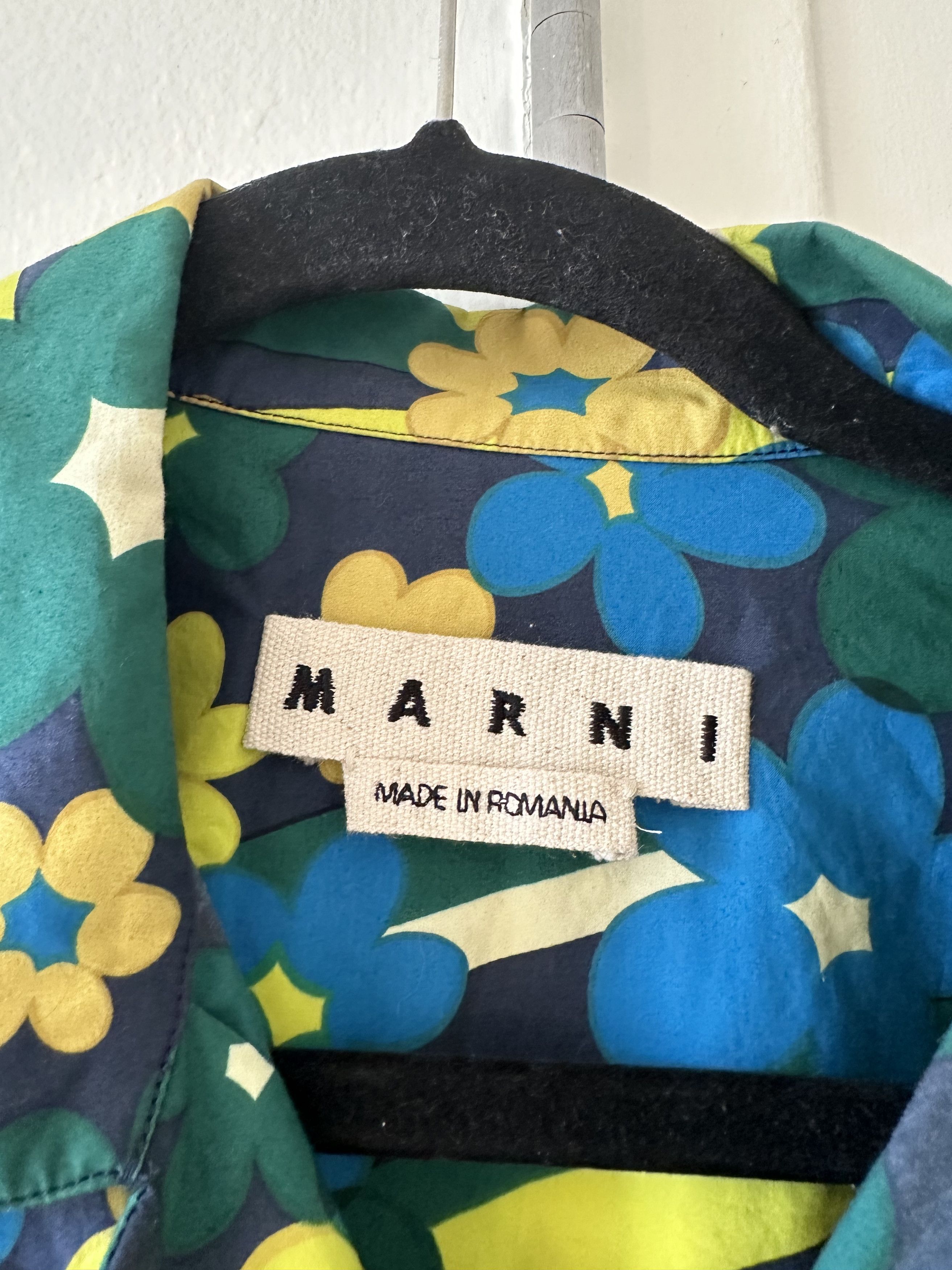 Marni Marni Floral Camp Collar Shirt Size US M / EU 48-50 / 2 - 3 Thumbnail