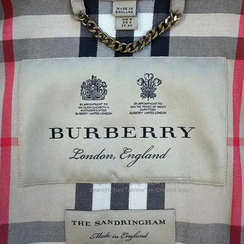 Burberry Burberry Women's Khaki Trench Coat. Size L / US 10 / IT 46 - 7 Thumbnail