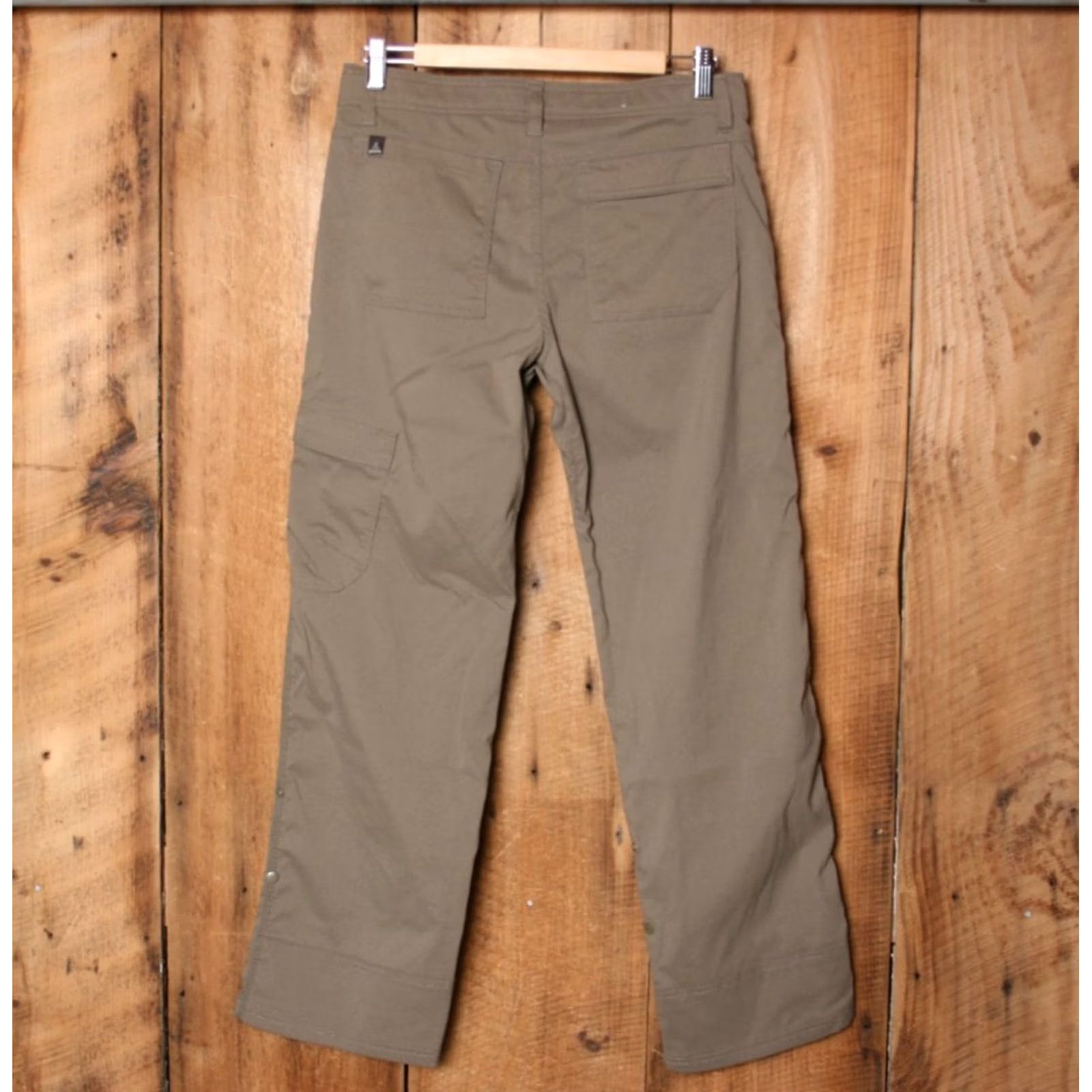 Prana prAna Zion Beige Stretch Nylon Roll-Up Cargo Pants Sz 30 Mens Inseam 29.5" Belted Size US 30 / EU 46 - 5 Thumbnail