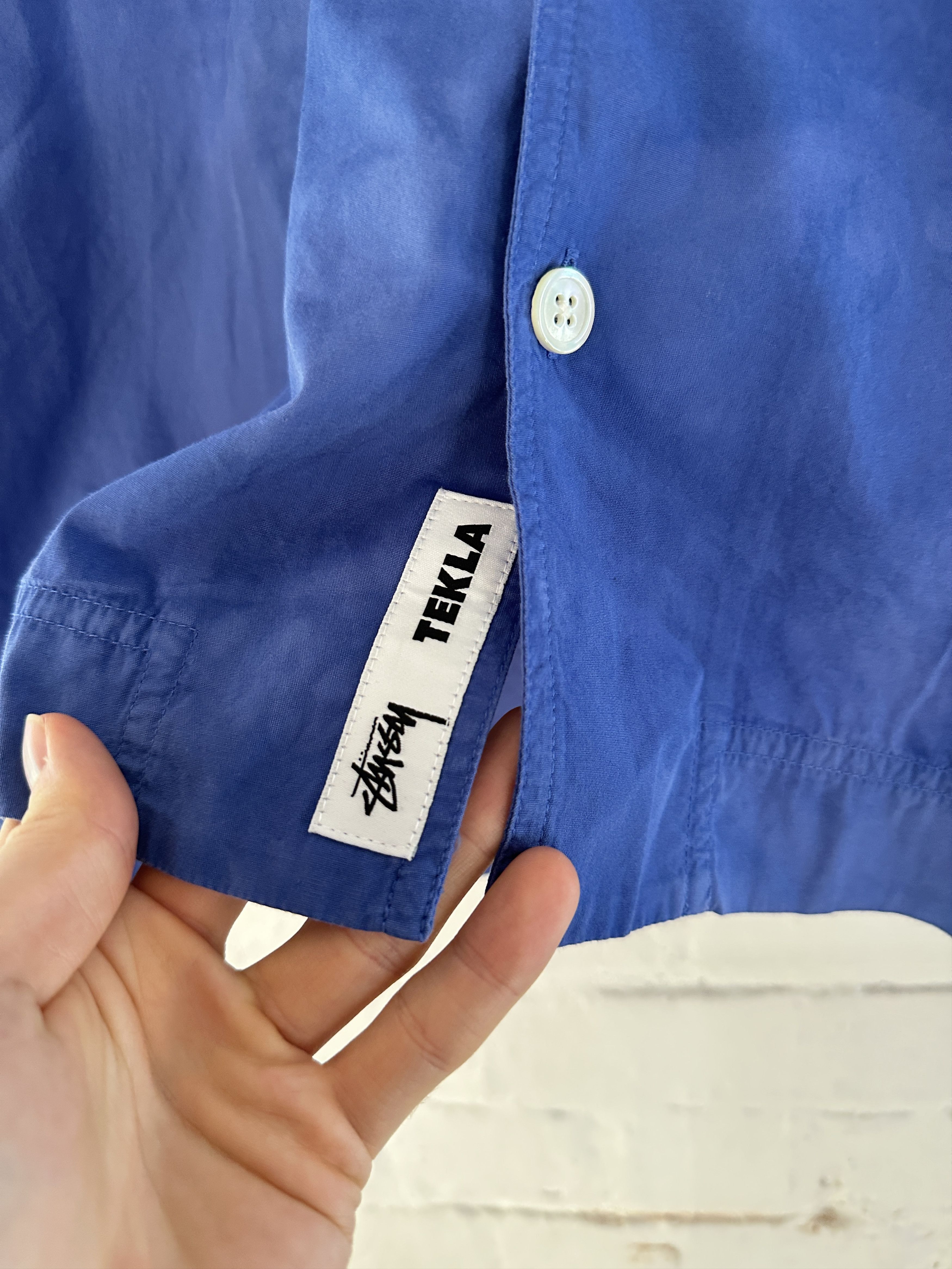 Stussy × Tekla Stussy x Tekla Hand Dyed Short Sleeve Button Up Shirt Size US S / EU 44-46 / 1 - 3 Thumbnail