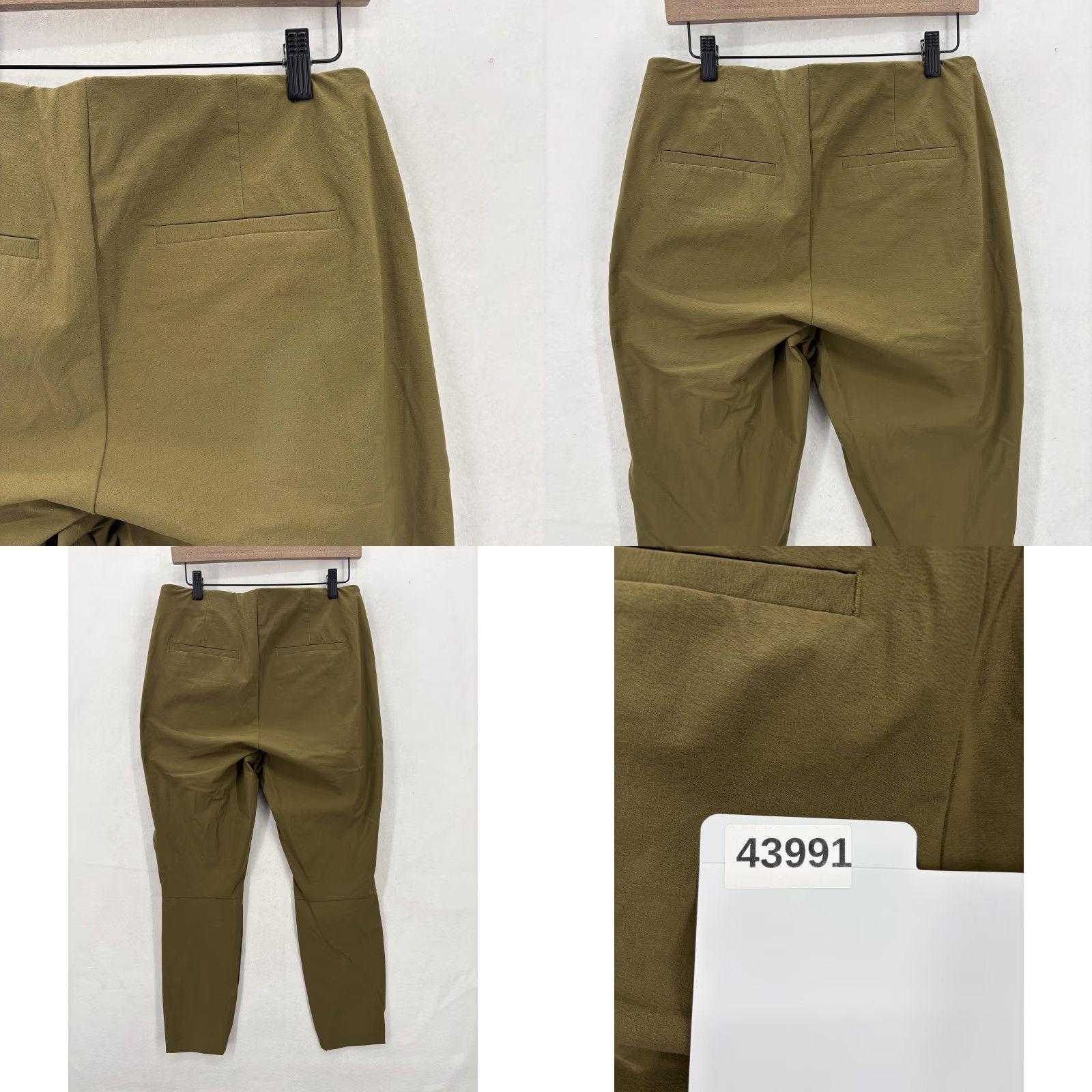 Duluth Trading Company Duluth Womens Pants Skinny Ankle 12 Green Nylon Spandex Stretch Pockets Zipper Travel Workwear Casual 27in Inseam Fatigue Flexcellent Size 34" / US 12 / IT 48 - 9 Thumbnail