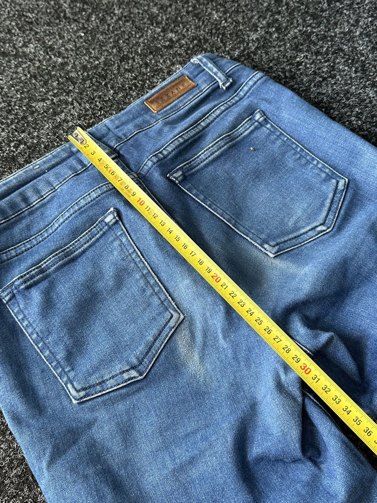 Designer × Vintage 🚨Vintage 90s Luxury Sezane Denim Jeans pants Archive jeans Size 29" - 14 Thumbnail