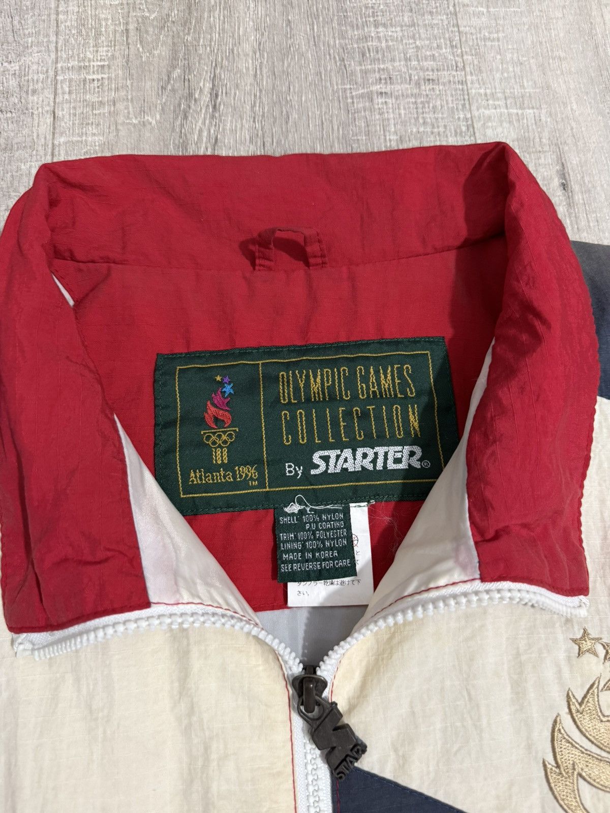 Starter Vintage sun faded atlanta 1996 olympic games starter jacket Size US XL / EU 56 / 4 - 6 Thumbnail