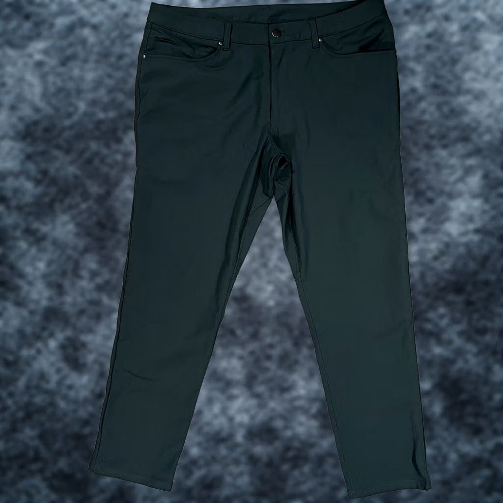 Lululemon Lululemon ABC Classic Fit Pants 36x31 Grey Warpstreme Performance Chino Mens Size US 36 / EU 52 - 1 Thumbnail