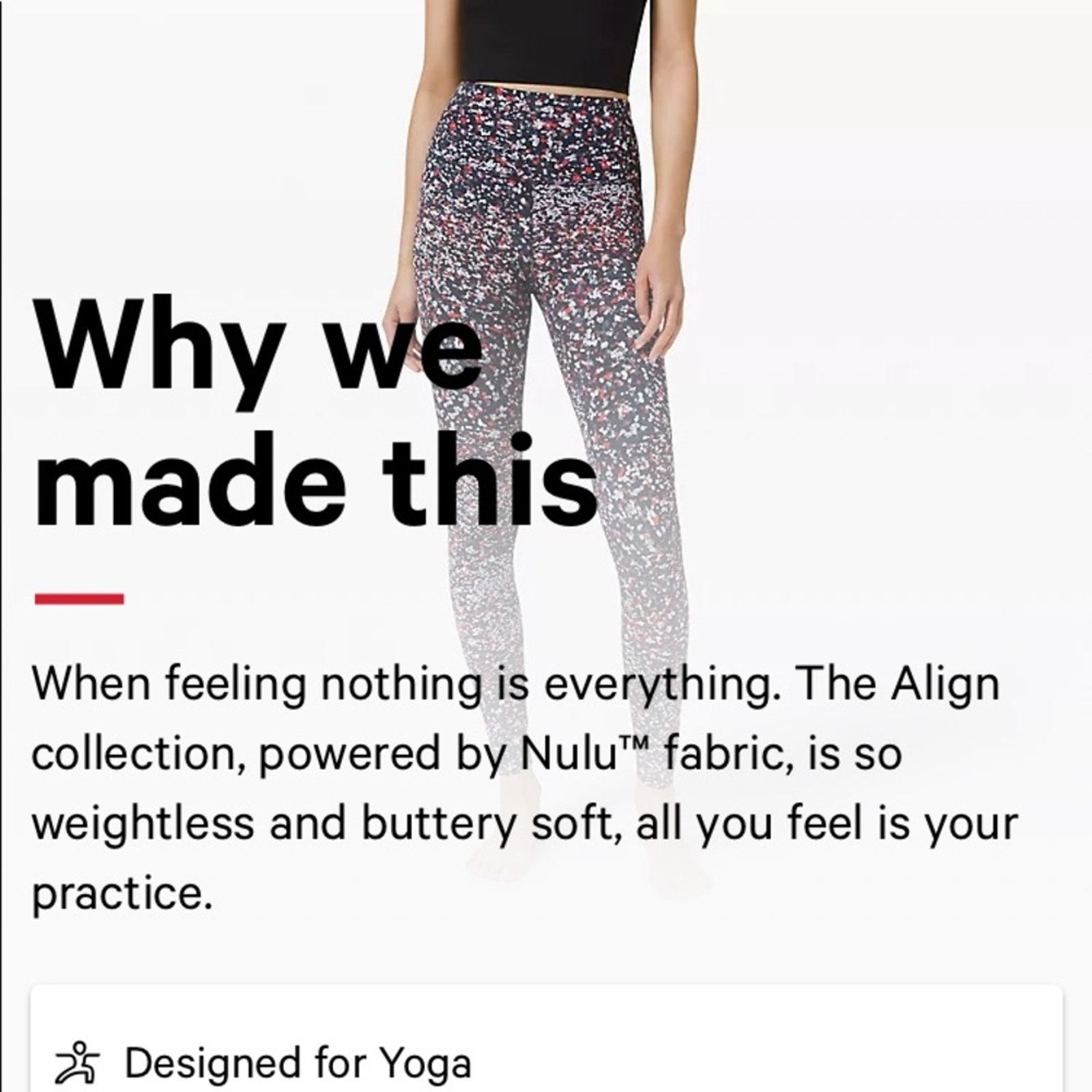 Lululemon *NEW* LULULEMON Sz 2 Align HR Pant 28” Water Blossom Floral Size 26" / US 2 / IT 38 - 10 Thumbnail