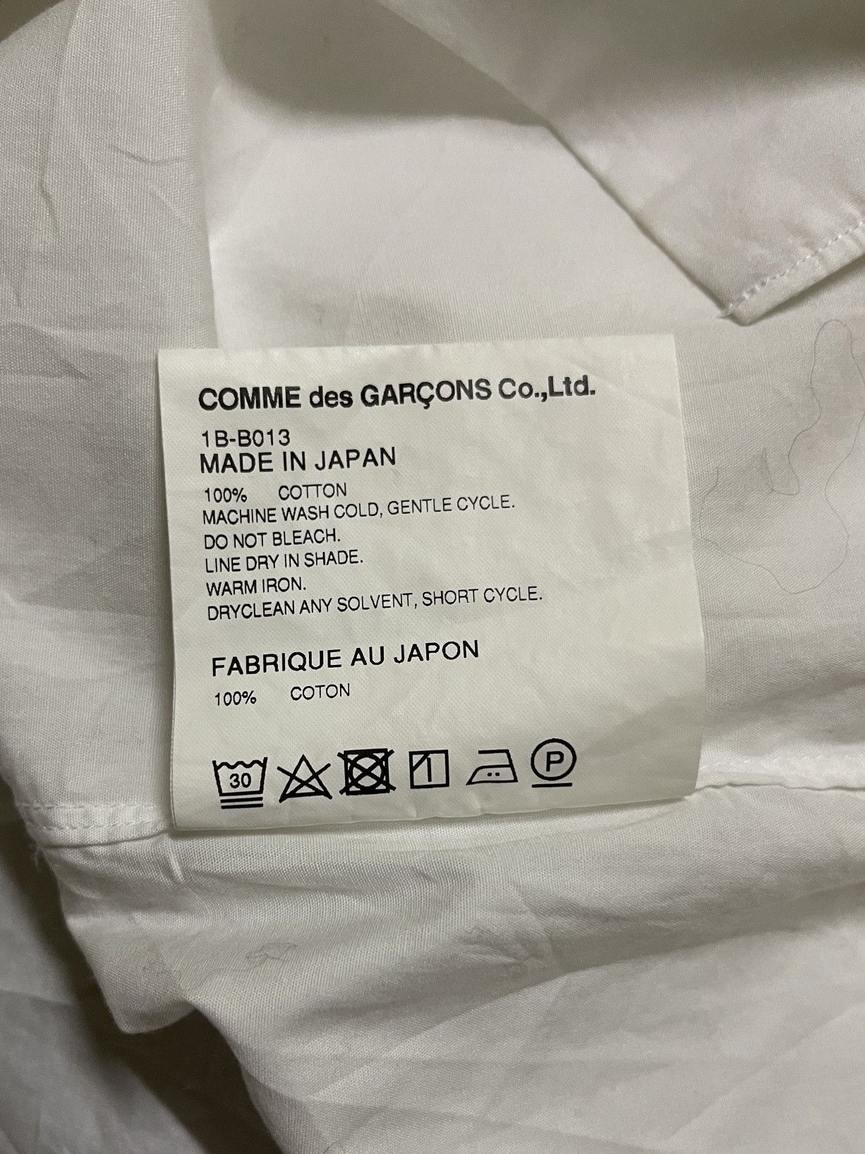 Comme des Garcons Black Black CDG Ribbon Cuff Long Sleeves Shirt AD2018 Size XS / US 0-2 / IT 36-38 - 18 Thumbnail