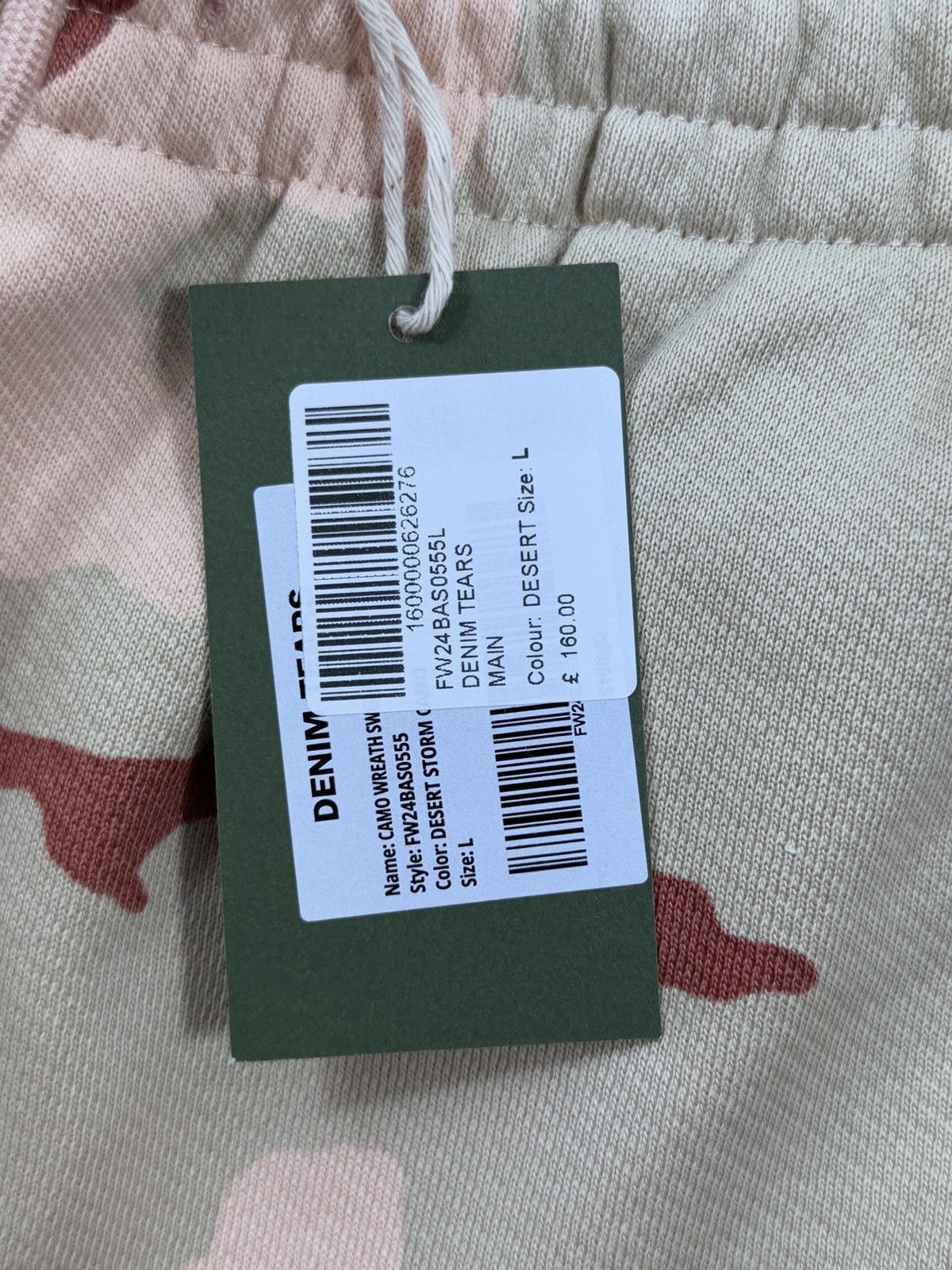 DENIM TEARS CAMOUFLAGE SWEATPANTS Size US 34 / EU 50 - 4 Thumbnail