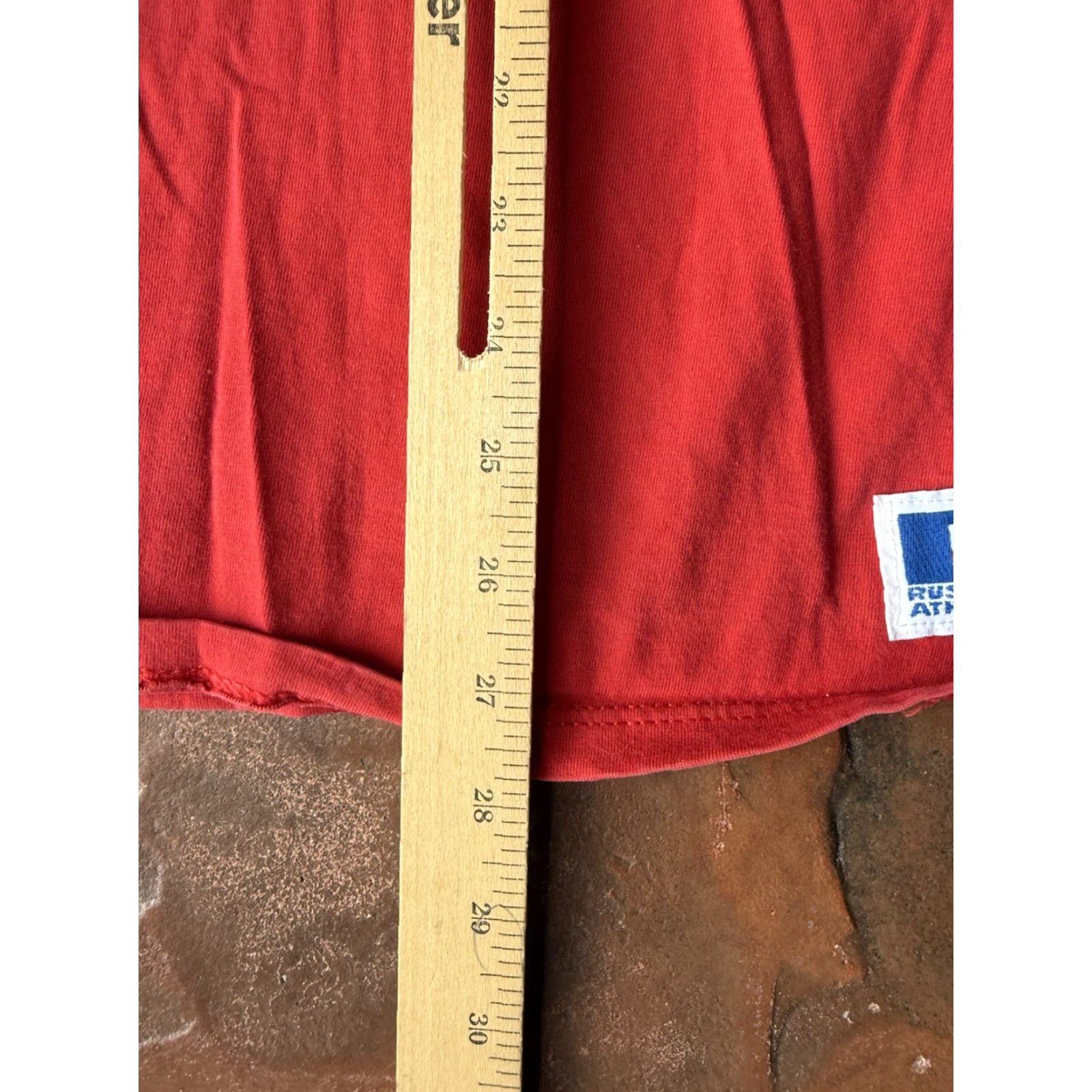 Russell Athletic VINTAGE Russell Athletic Pocket T-Shirt Medium Red USA 90s Mens Shirt Size US M / EU 48-50 / 2 - 8 Thumbnail