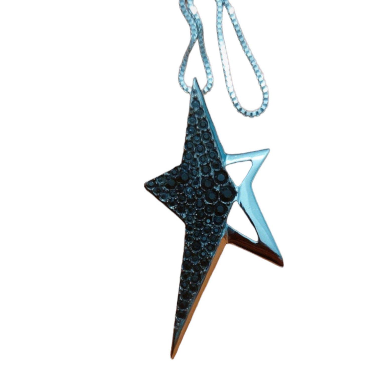 Thierry Mugler The Thierry Mugler Black Rhinestones Necklace Size ONE SIZE - 3 Thumbnail
