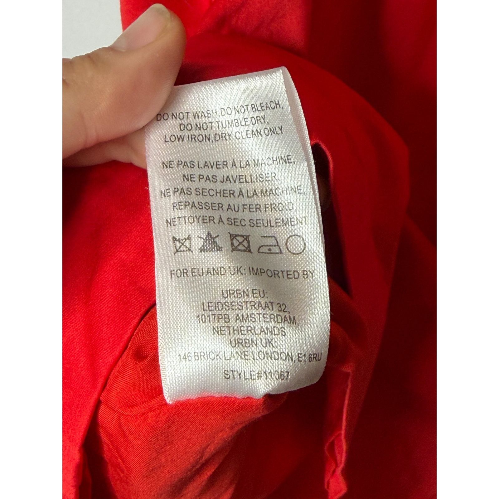 Hutch Hutch Strapless Red Mini Dress with Bow & Rose Detail Sz XS Size XS / US 0-2 / IT 36-38 - 7 Thumbnail