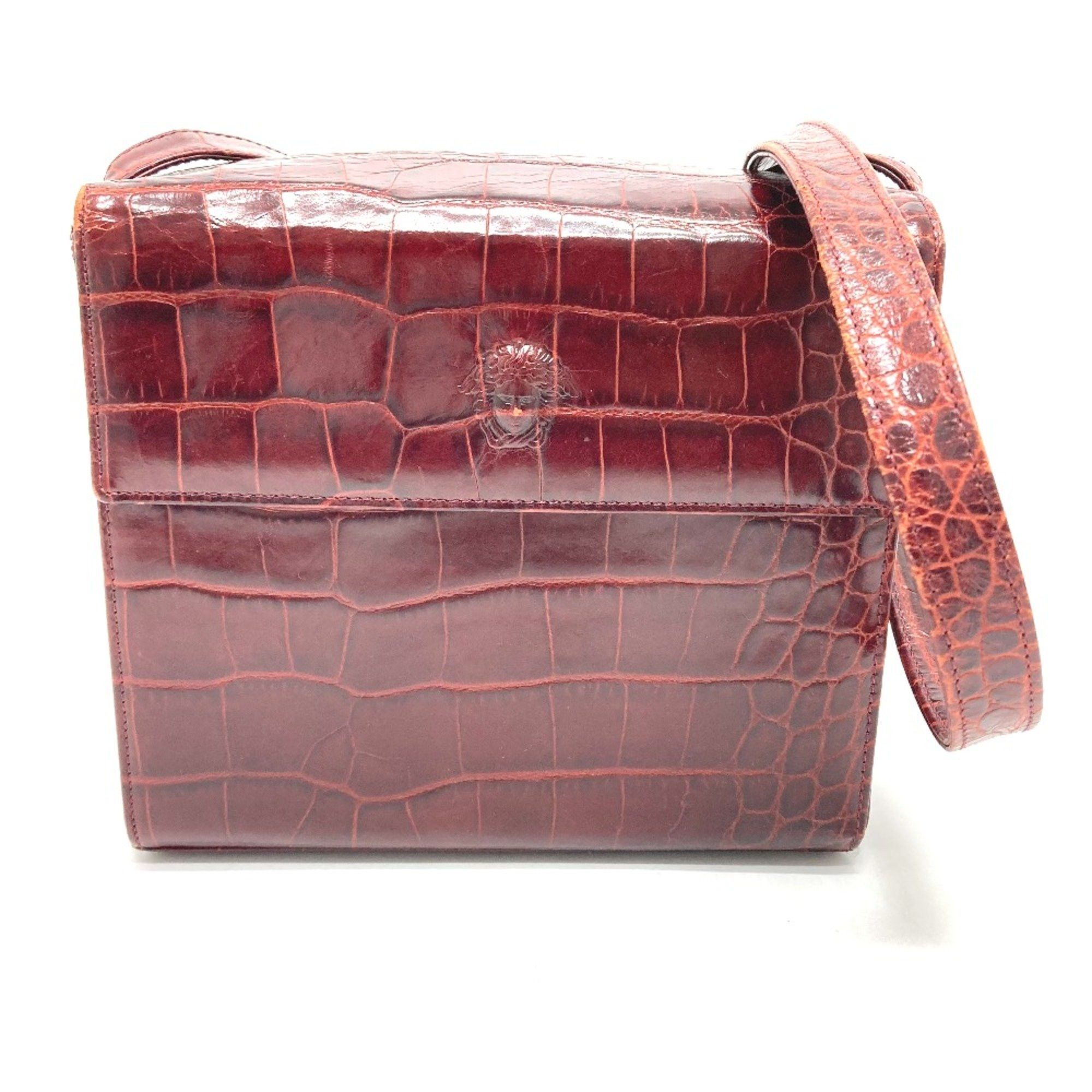 Versace Versace Medusa bag shawl Crossbody Shoulder Bag Bordeaux Size ONE SIZE - 1 Thumbnail