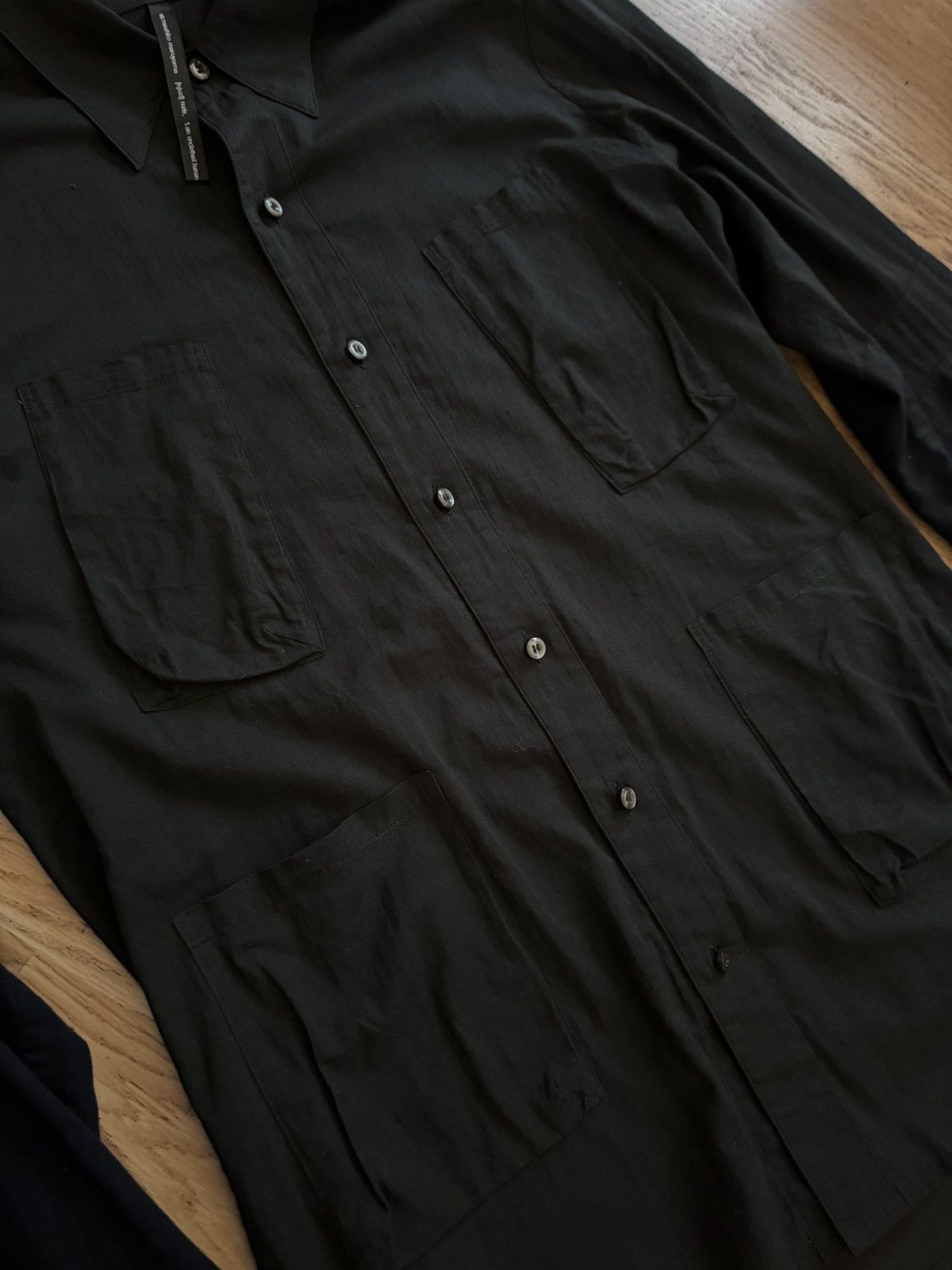 Nude: Masahiko Maruyama Nude:Masahiko Maruyama Shirt Black Size 3 Large Size US L / EU 52-54 / 3 - 4 Thumbnail