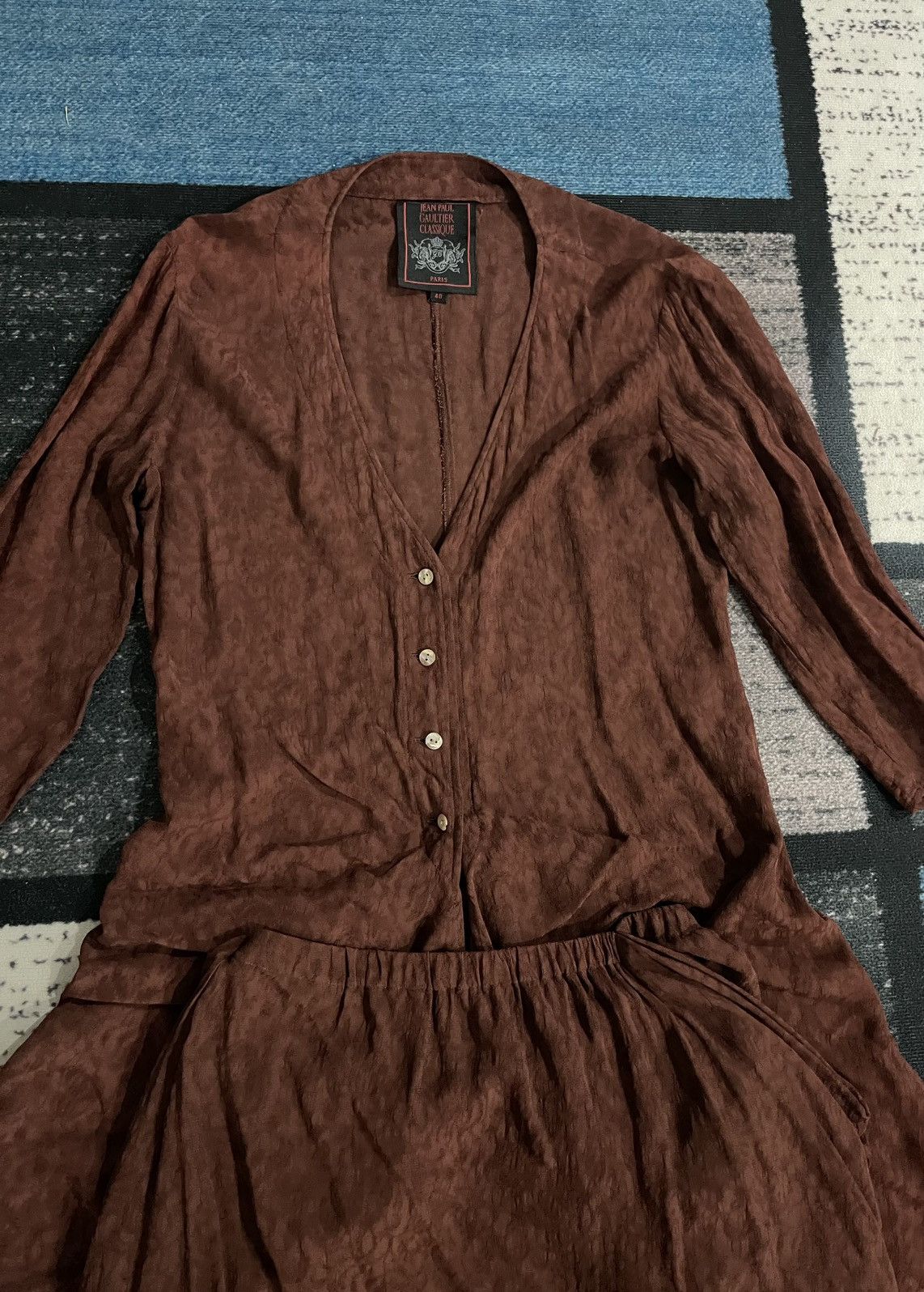 Jean Paul Gaultier Vintage Jean Paul Gaultier Classique Long Dress Size S / US 4 / IT 40 - 16 Thumbnail