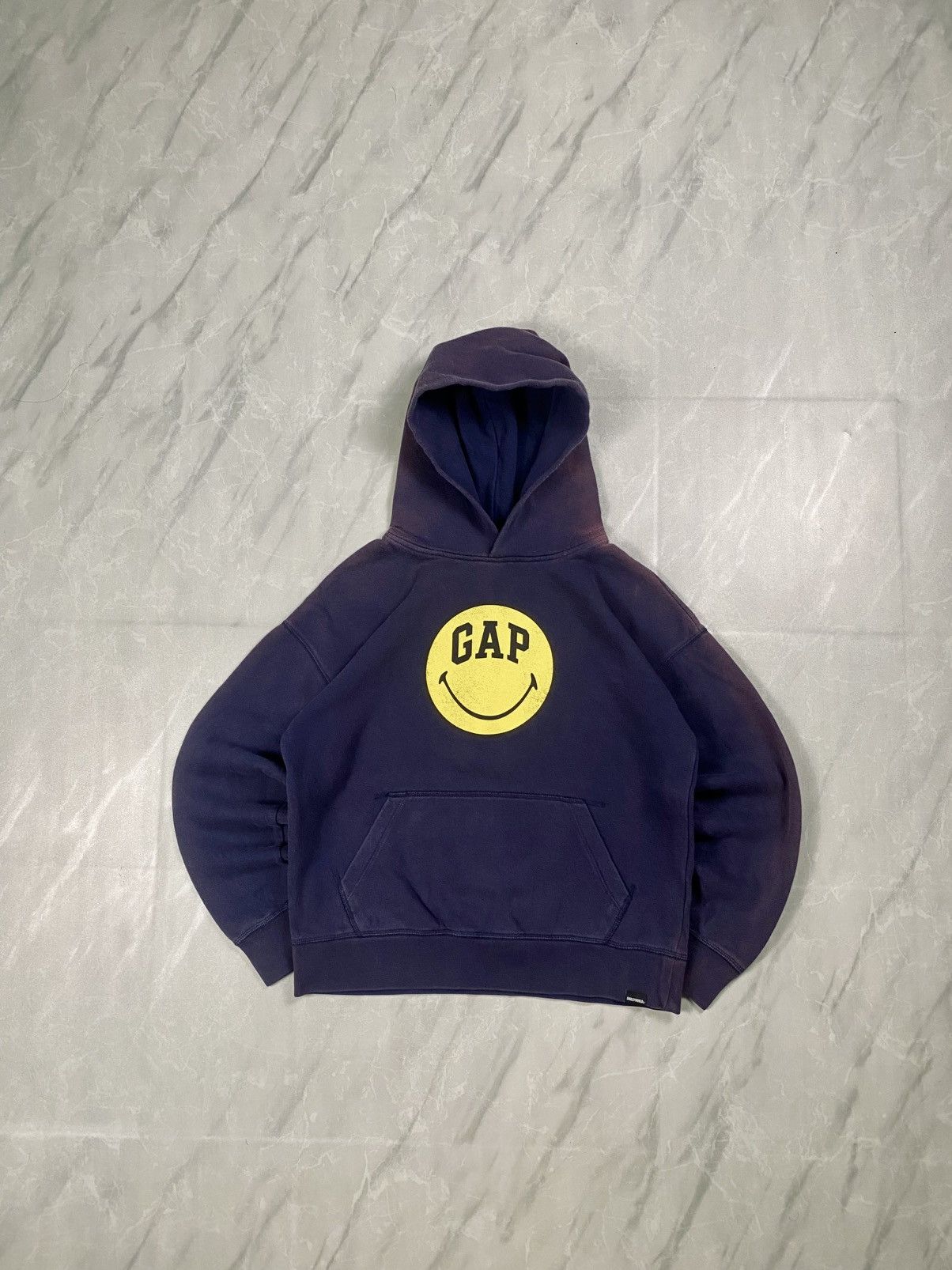 Gap Gap x Smiley World Sunfaded Boxy Pullover Size S / US 4 / IT 40 - 1 Thumbnail