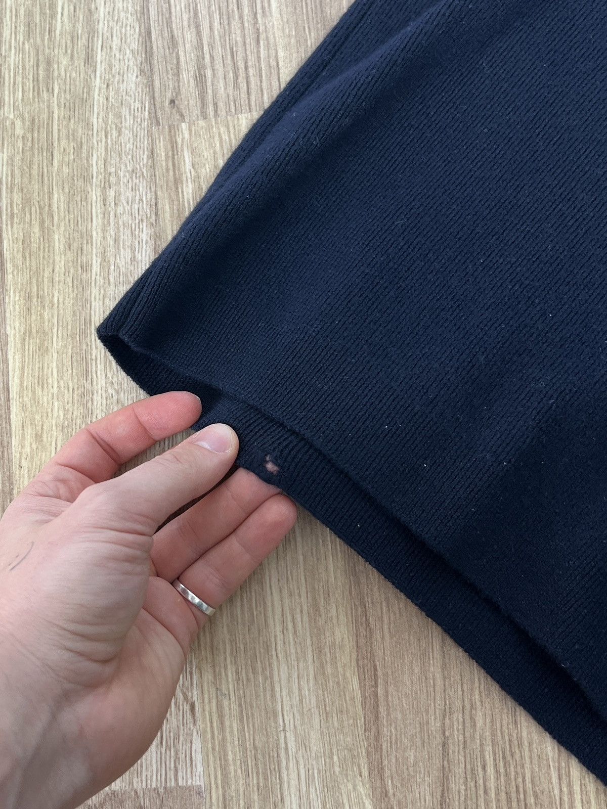 Stone Island Vintage Stone Island Wool Navy Turtle Neck Sweater XXLfits M Size US M / EU 48-50 / 2 - 10 Thumbnail