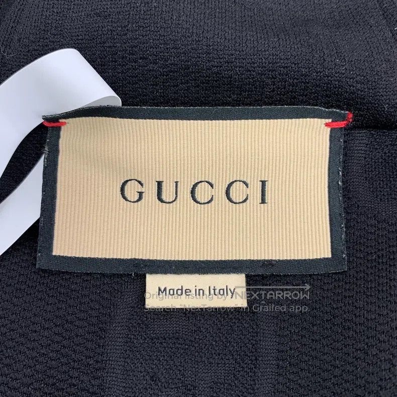 Gucci Gucci Black logo dark pattern jacquard full print hooded d Size US XS / EU 42 / 0 - 5 Thumbnail