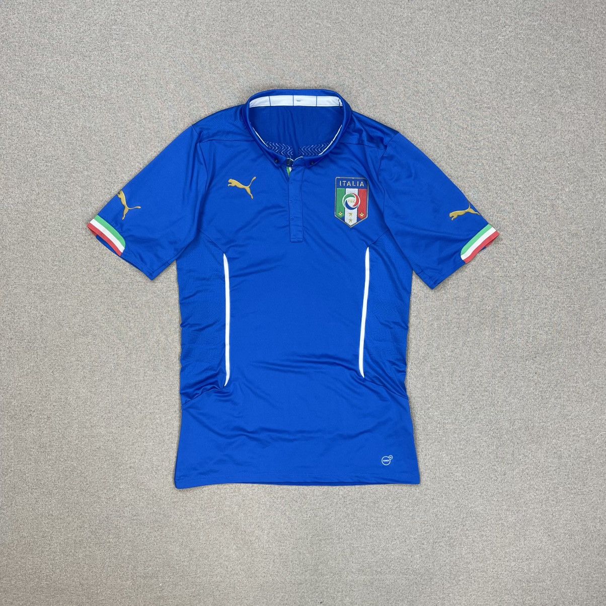 Puma ITALY 2014 PUMA SOCCER JERSEY SHIRT FOOTBALL BLOKE CORE Size US XXL / EU 58 / 5 - 2 Thumbnail