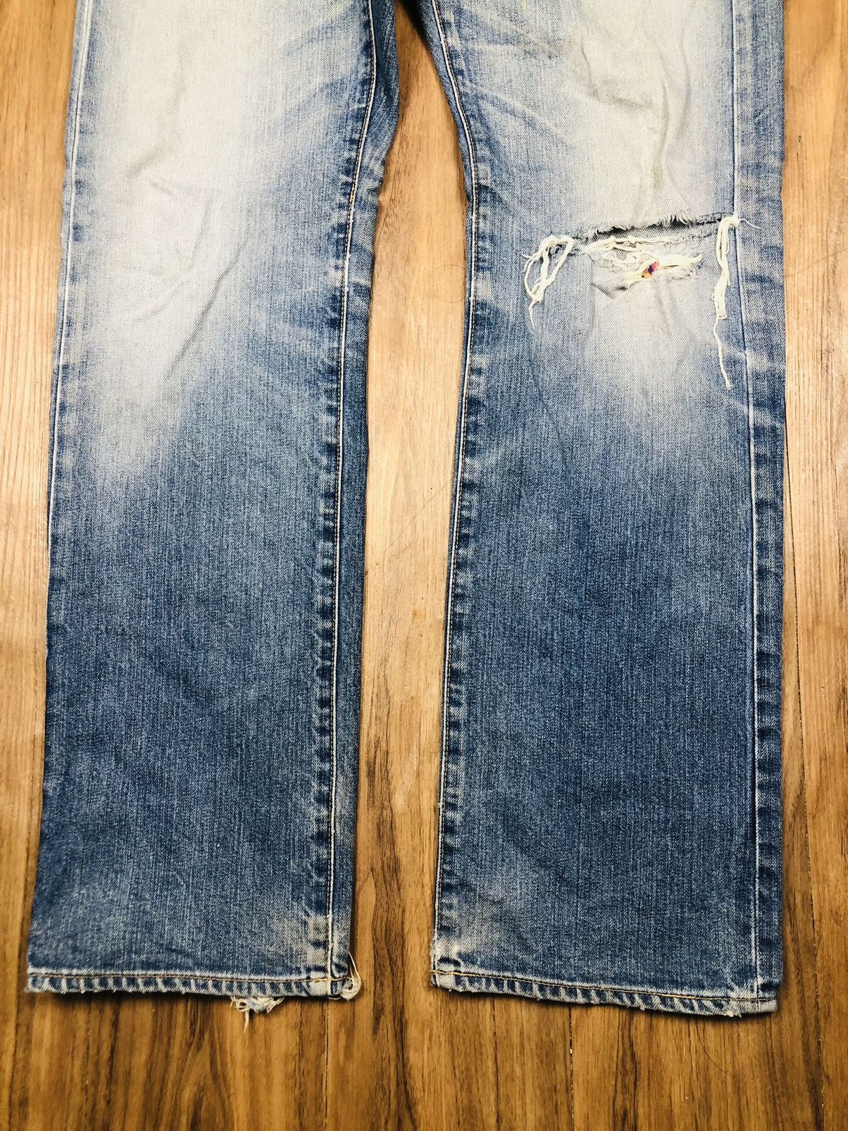 Takeo Kikuchi Takeo Kikuchi Ripped Jeans (35) Size US 34 / EU 50 - 4 Thumbnail