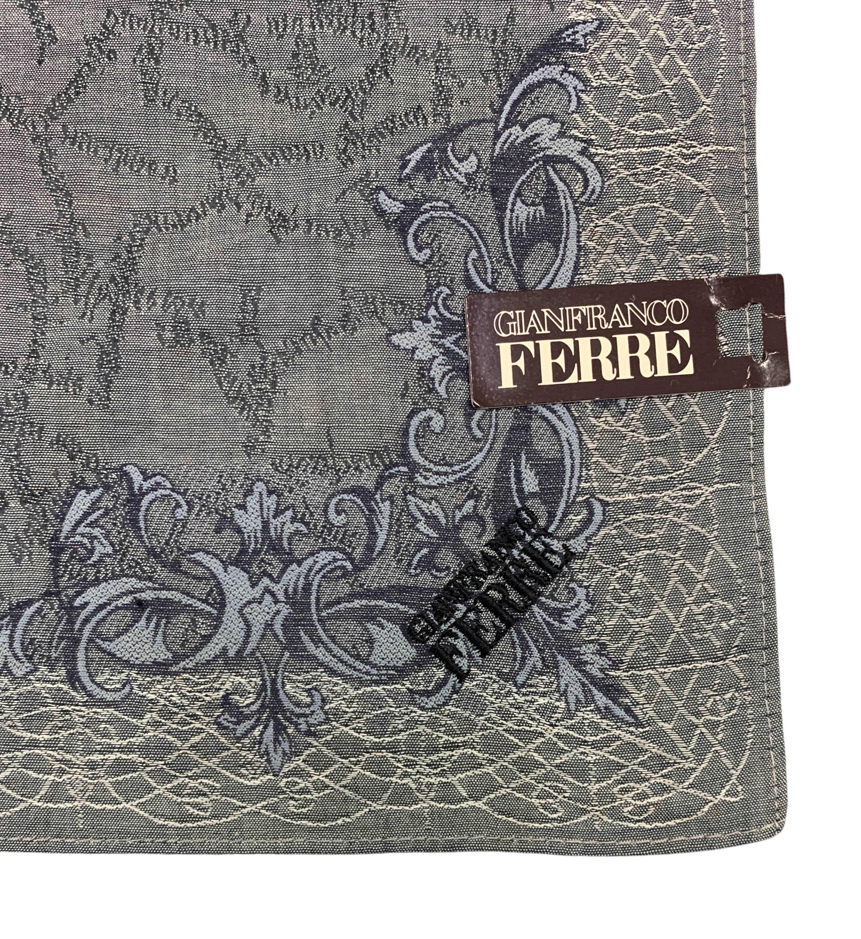 Gianfranco Ferre × Vintage Vintage Gianfranco Ferre Neckerchief/ Handkerchief - HKA952 Size ONE SIZE - 6 Thumbnail
