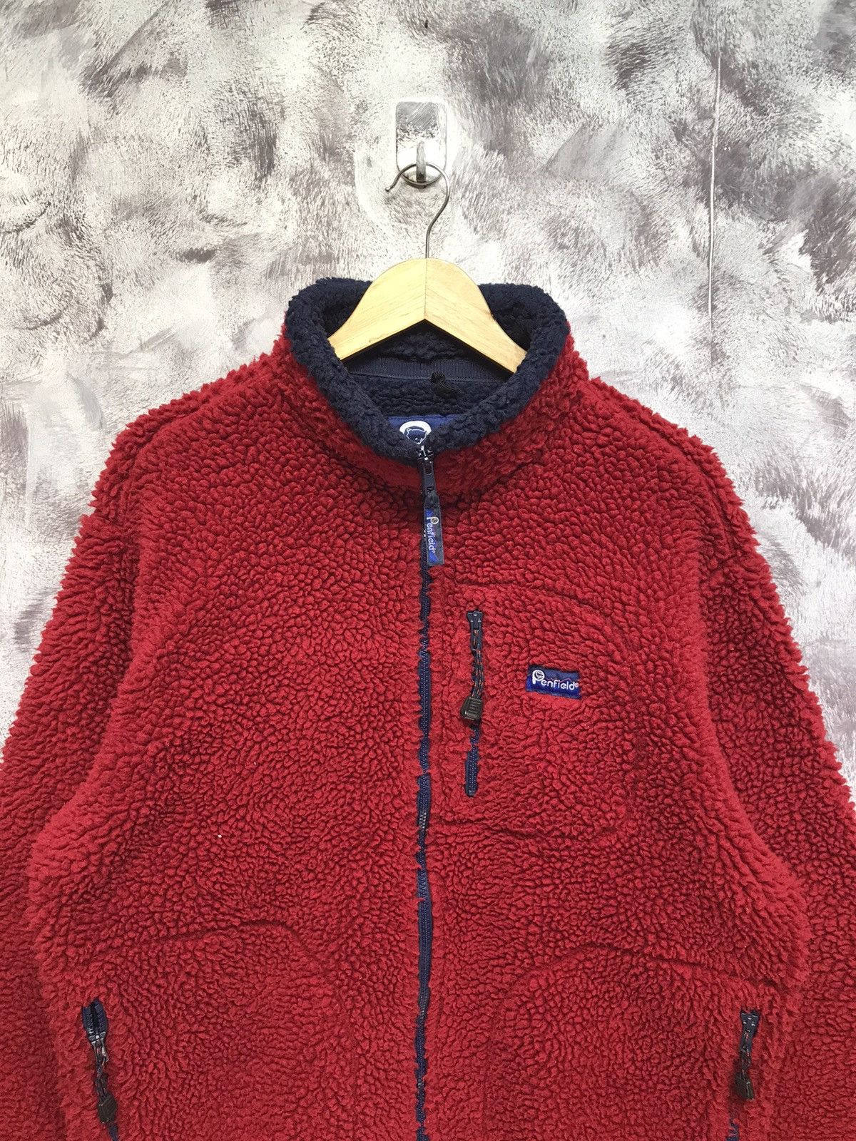 Penfield Penfield fleece deep pile sherpa zipper Grailed