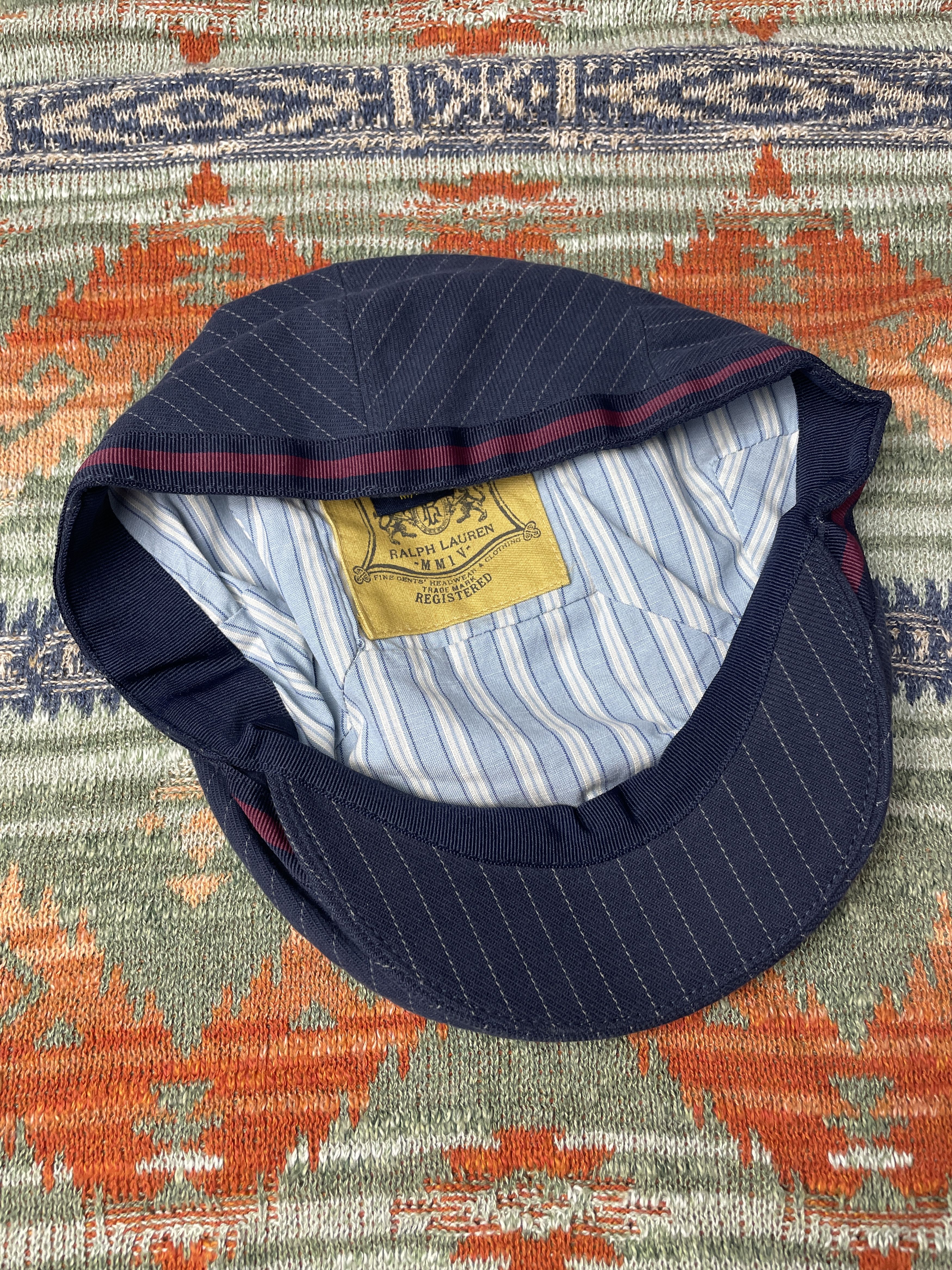 Ralph Lauren × Rugby Ralph Lauren Ralph Lauren rugby Rare Soft peak Baseball Hat Cap Size ONE SIZE - 4 Thumbnail