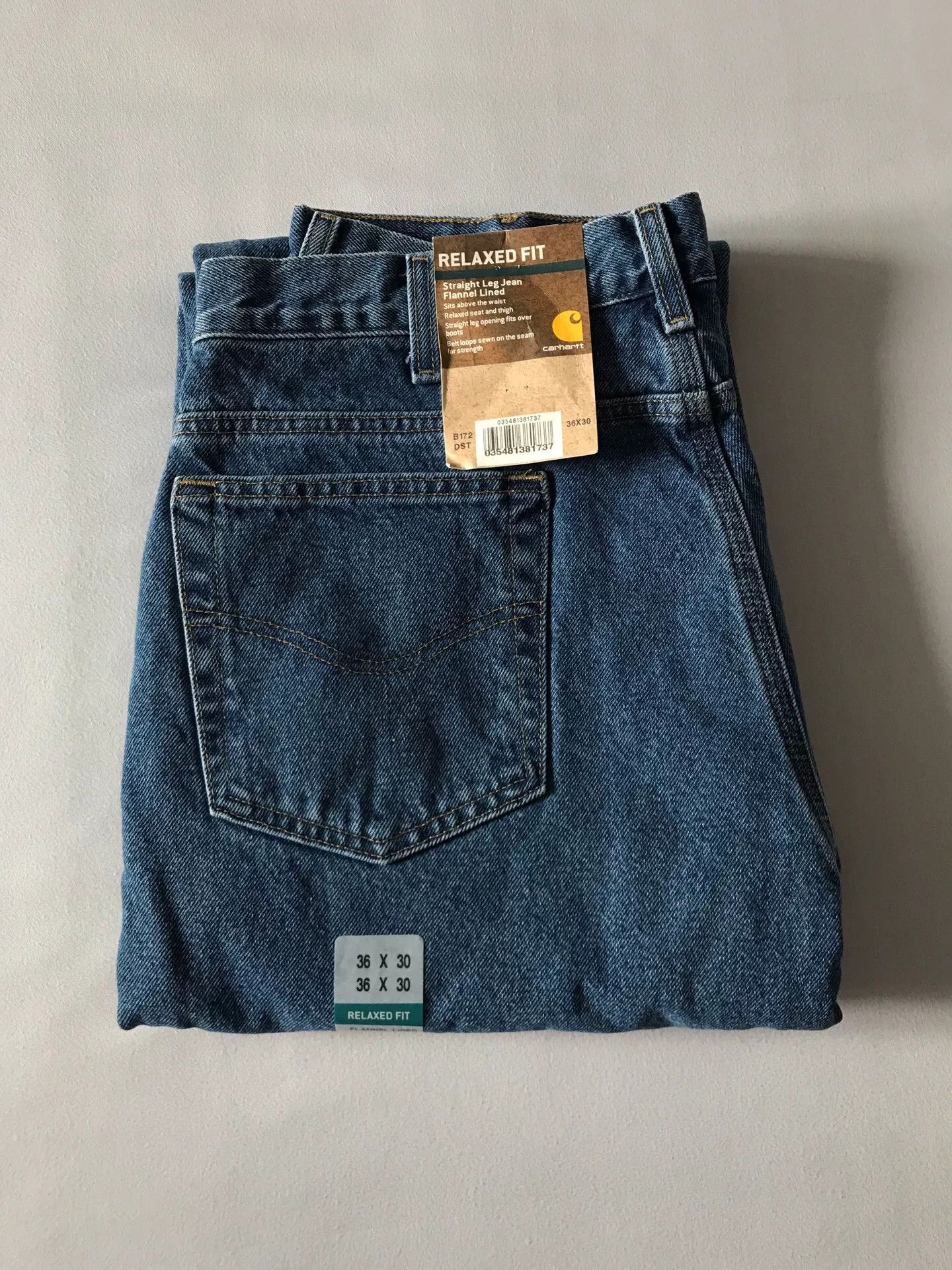 Carhartt Carhartt B172 Flannel Lined Jeans Size US 36 / EU 52 - 1 Thumbnail