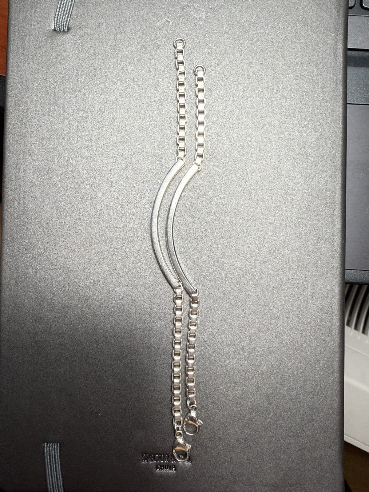 Tiffany & Co. CUSTOM Venetian Box Link ID Bar Bracelet Size ONE SIZE - 6 Thumbnail