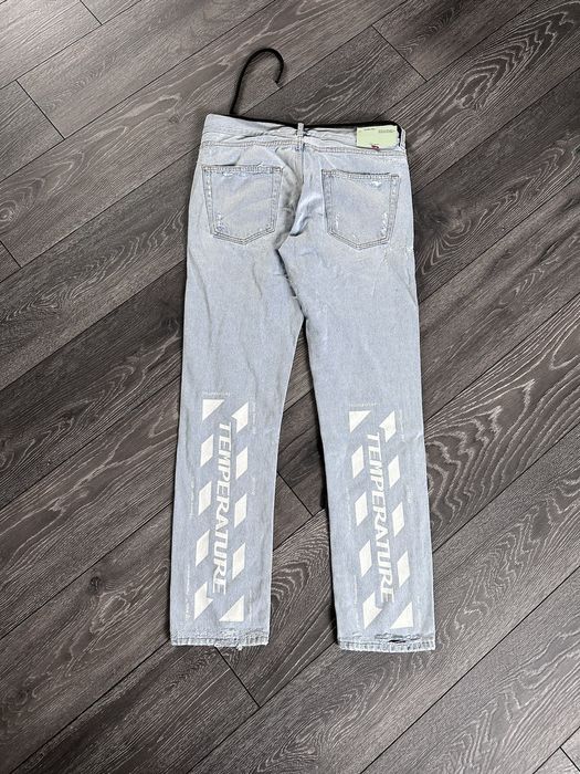 Off white temperature outlet jeans