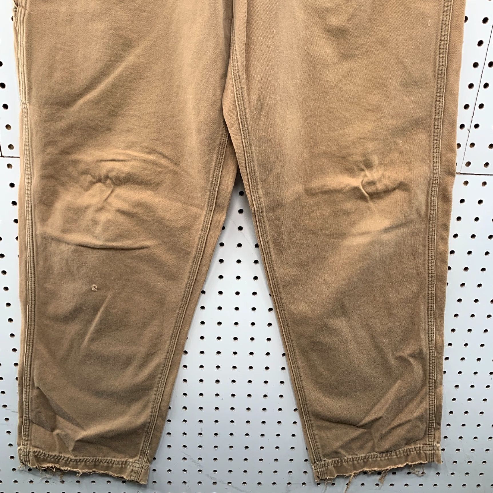 Old Navy VINTAGE Old Navy Canvas Carpenter Pants Mens FITS 28x30.5 Brown Workwear Size US 28 / EU 44 - 5 Thumbnail