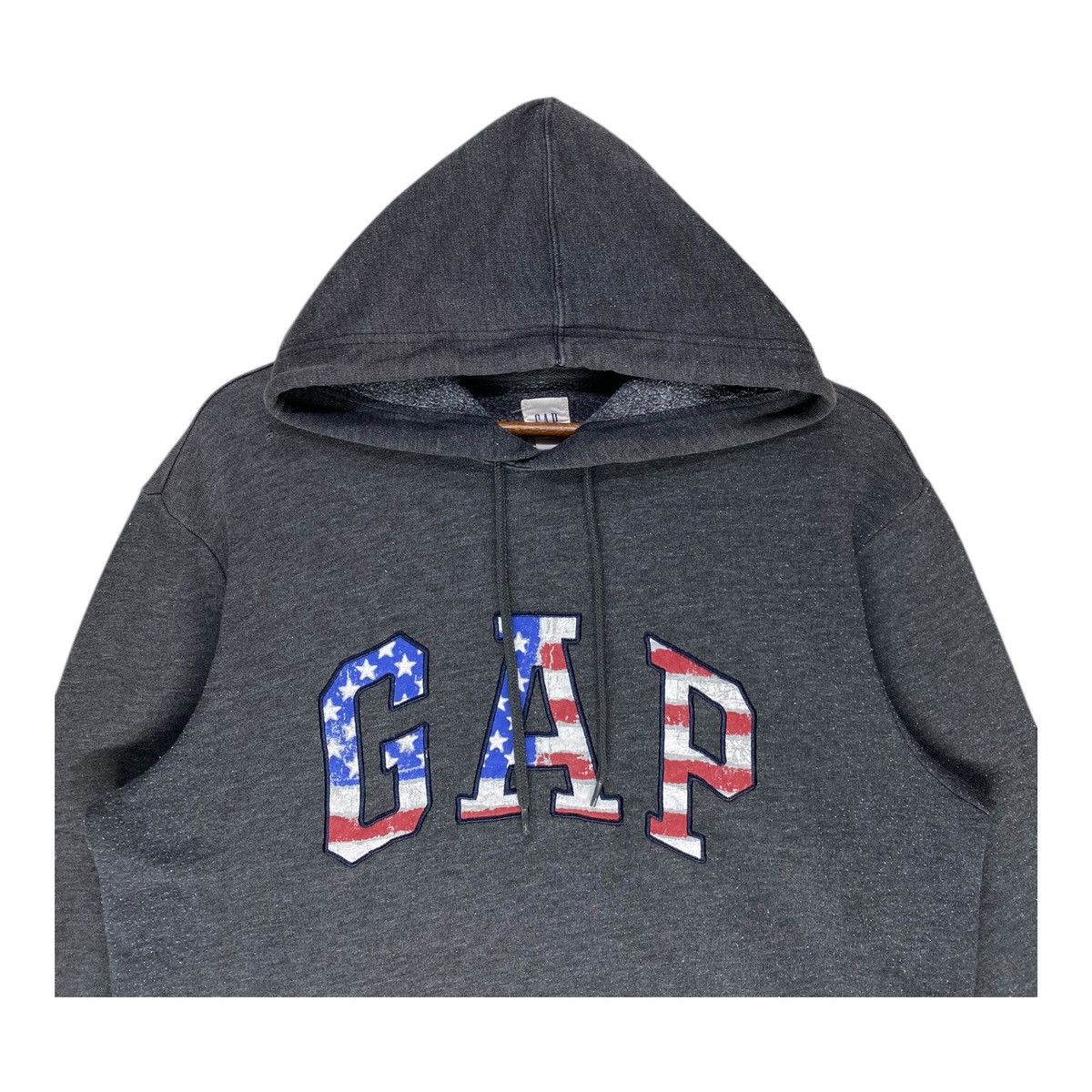 Gap GAP American Flag Hoodie Big Logo Pullover Size M Size US M / EU 48-50 / 2 - 2 Thumbnail