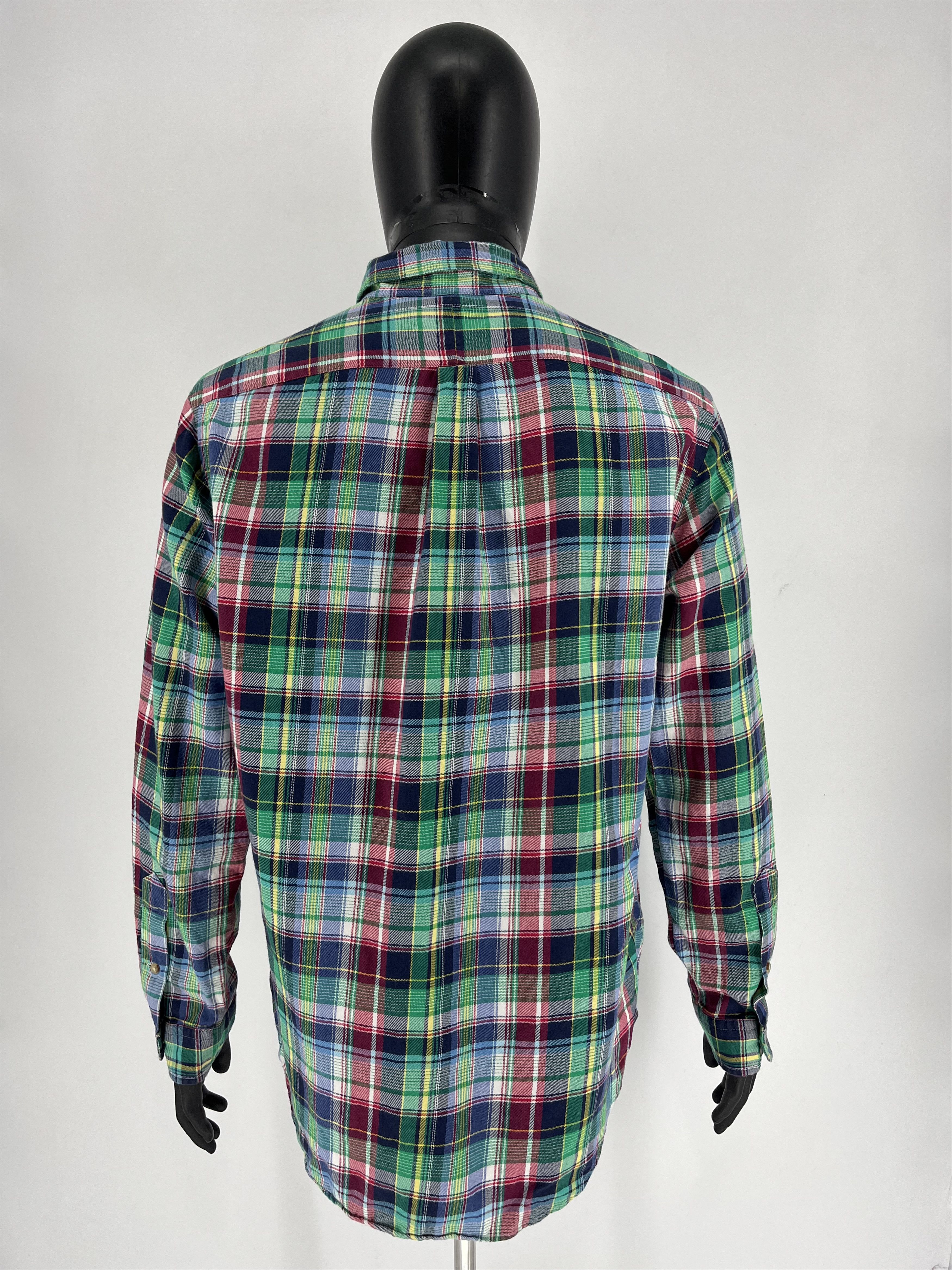 Flannel × Polo Ralph Lauren Vintage Y2K Flannel Shirt Travis Scott Style Size US L / EU 52-54 / 3 - 7 Thumbnail