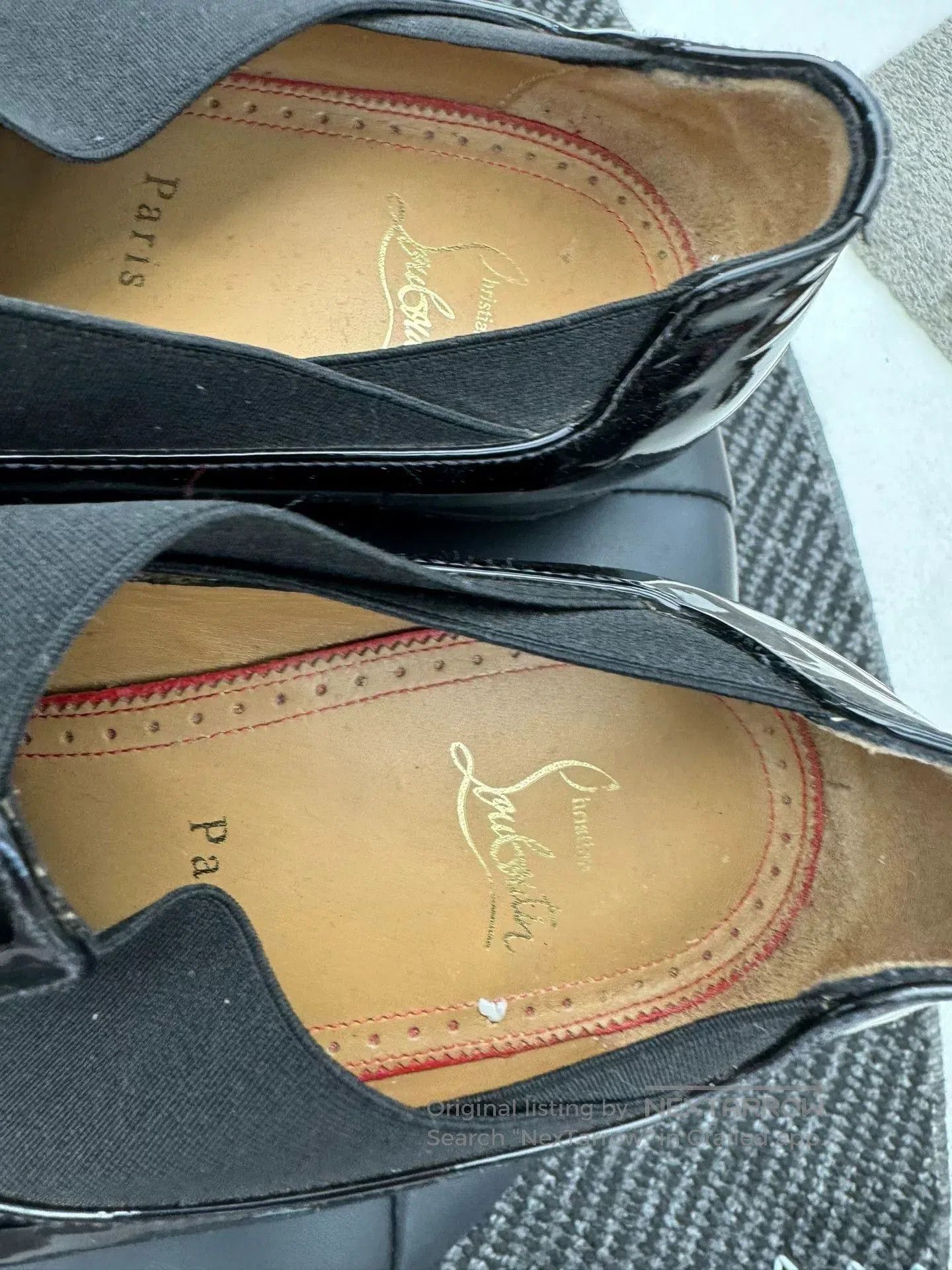 Christian Louboutin Christian Louboutin Red Sole Leather Shoes. Size US 9.5 / EU 42-43 - 3 Thumbnail