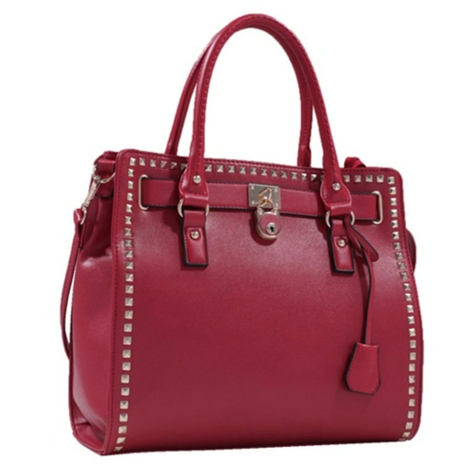 Designer Ruby Blue Couture Jenna Vegan Leather Tote Bag Size ONE SIZE - 1 Thumbnail
