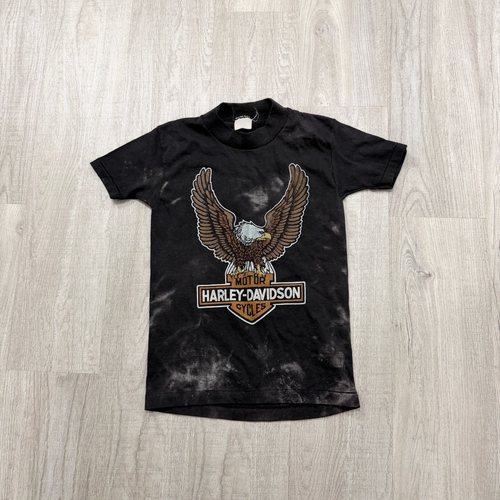 Vintage Harley Davidson Shirt Size Small 1970s Baby Tee 70s