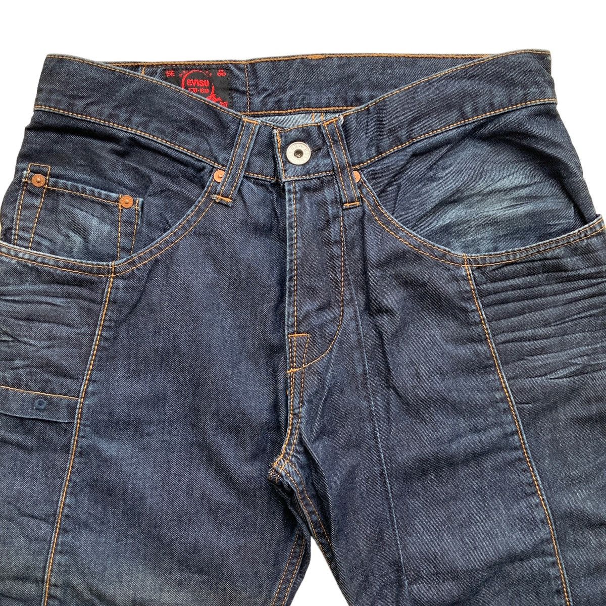 Evisu × Japanese Brand EVISU EU-ED SEAGULL CARPENTER DENIM JEANS Size US 30 / EU 46 - 6 Thumbnail