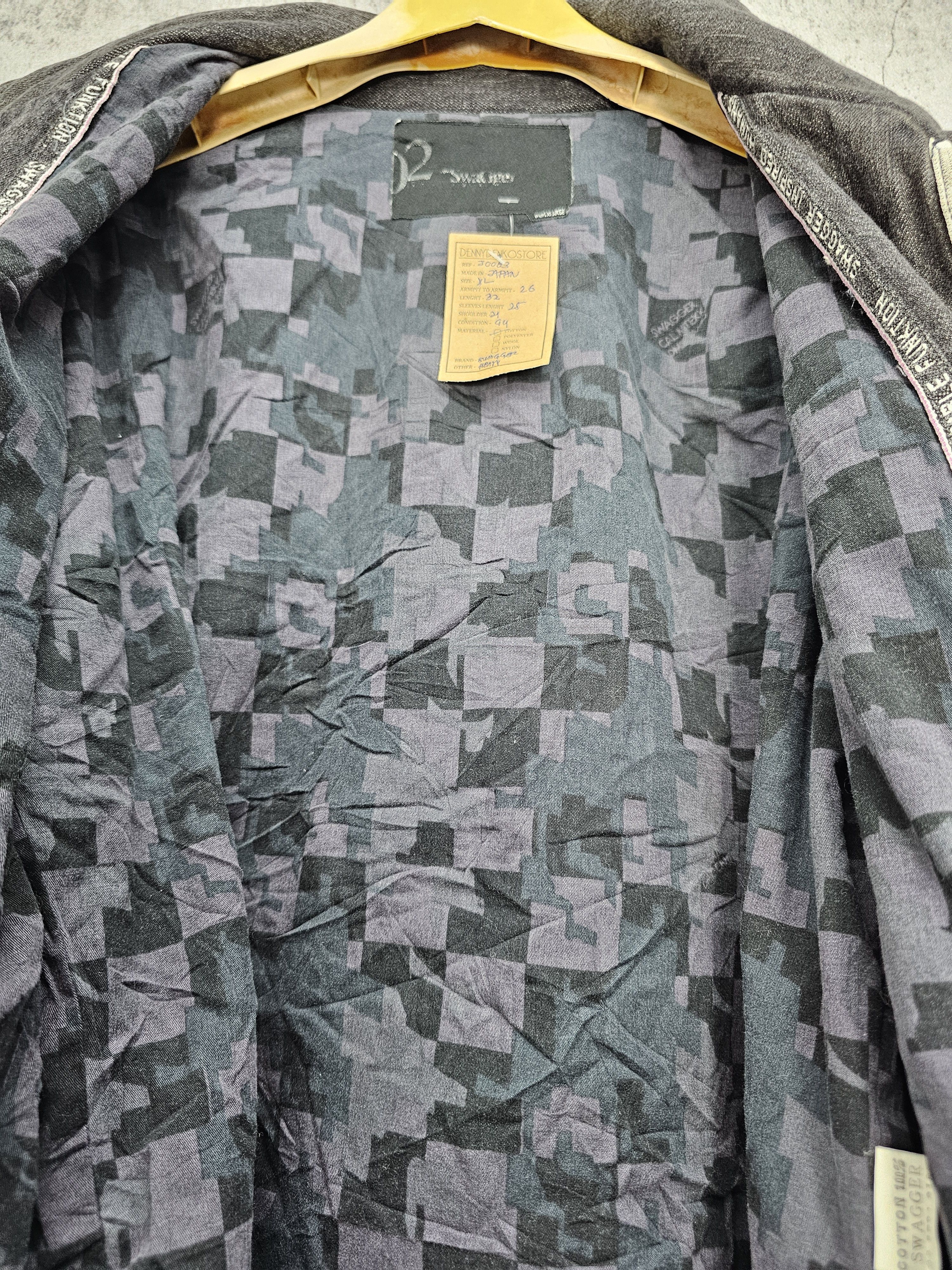 Japanese Brand SWAGGER Multi Pocket Streetwear Denim Jacket J0083 Size US XL / EU 56 / 4 - 10 Thumbnail