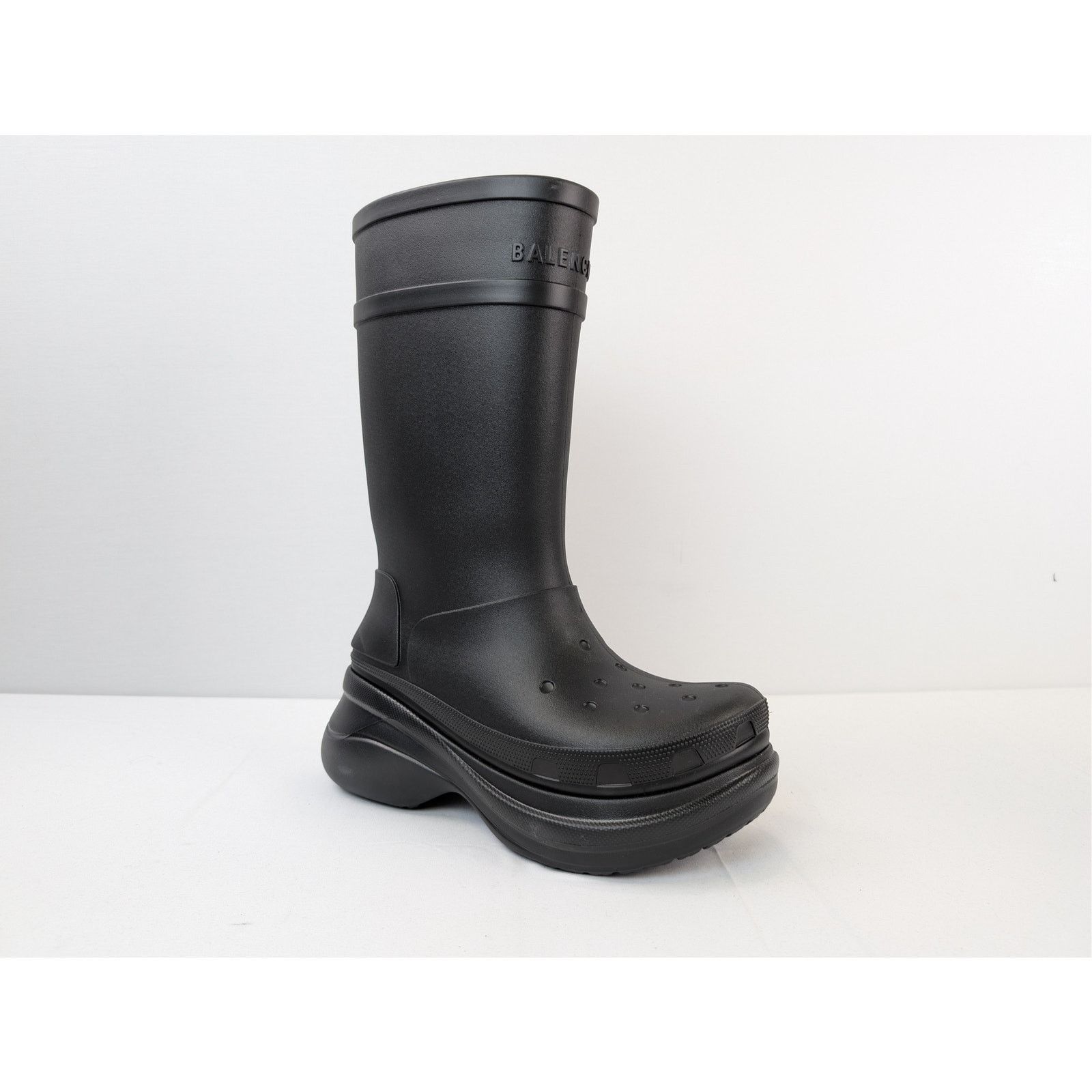 Balenciaga o1rshd1 Crocs Boots in Black Size US 13 / EU 46 - 1 Thumbnail