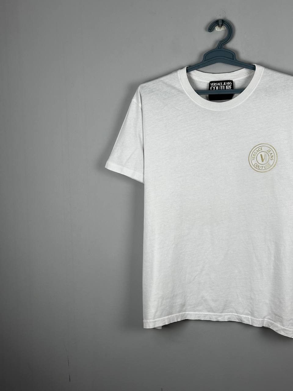 Versace Versace Jeans Couture Logo Luxury White T Shirt Size US XXL / EU 58 / 5 - 3 Thumbnail