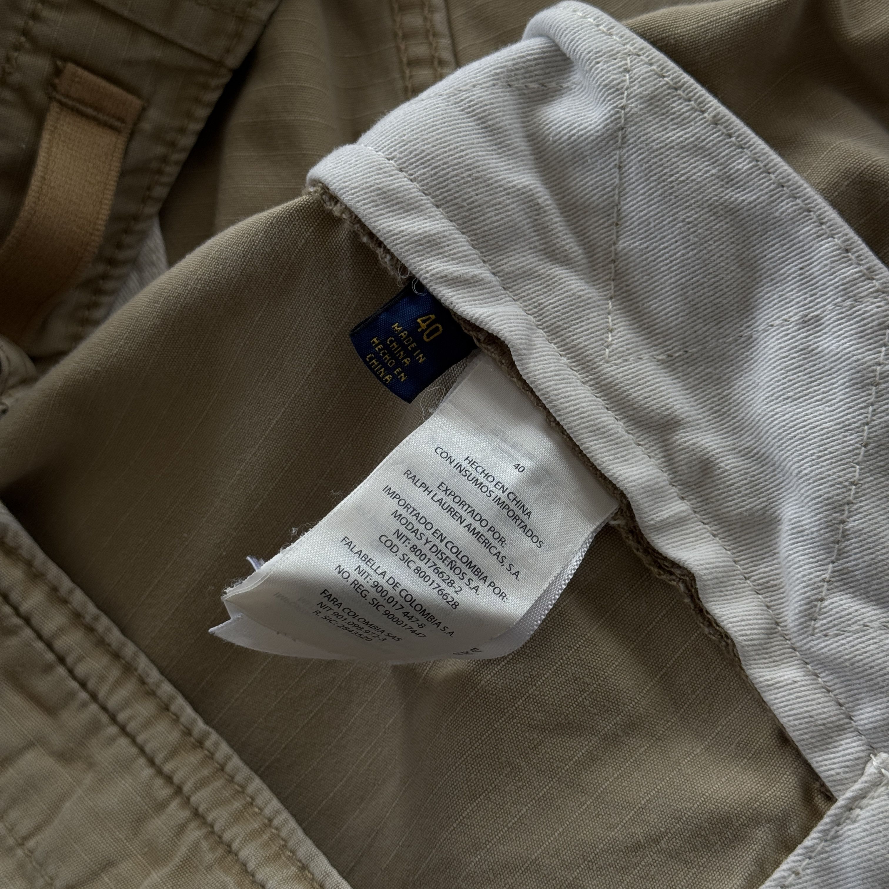Polo Ralph Lauren Vintage Polo Ralph Lauren Tan Cargo Shorts Classic Fit Style Size US 40 / EU 56 - 9 Thumbnail